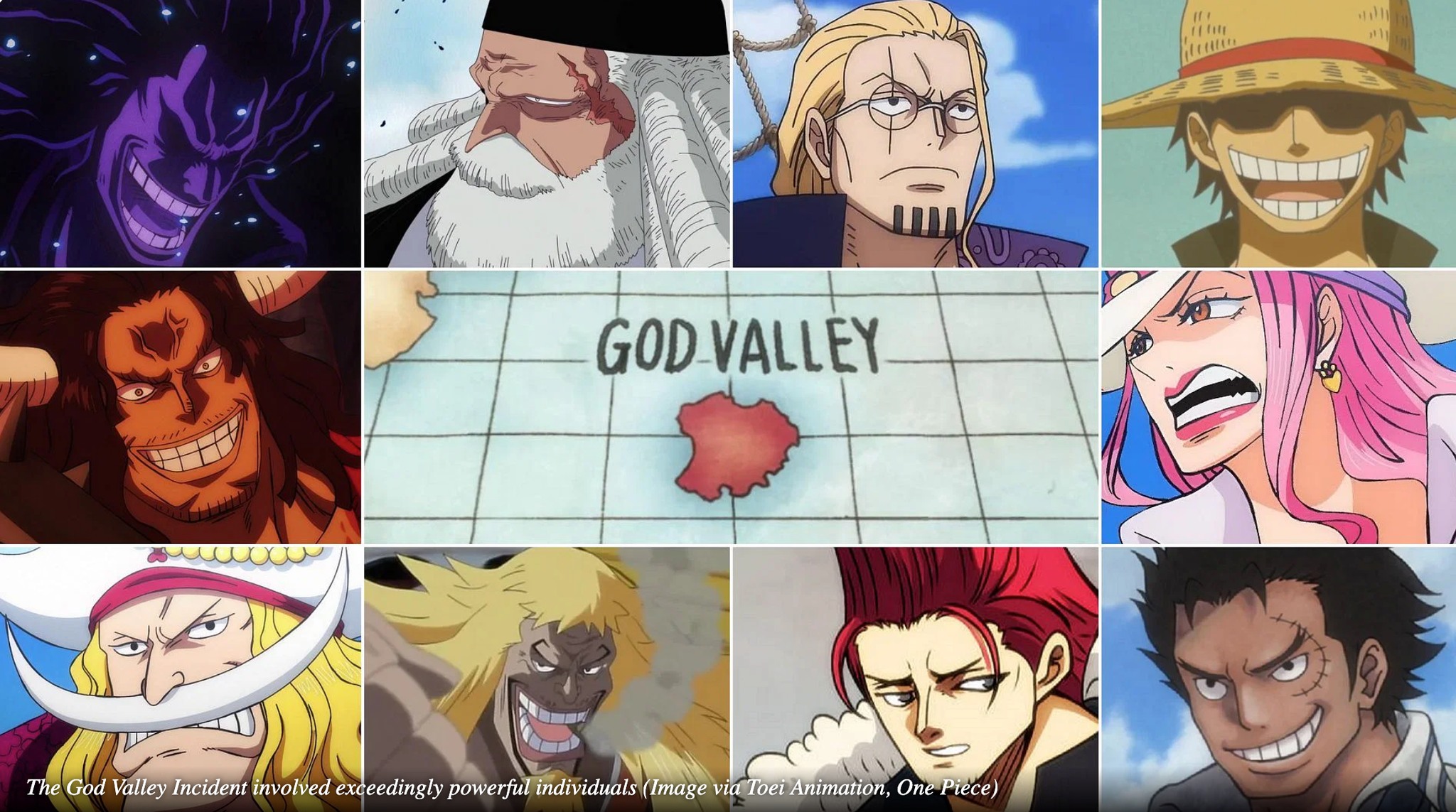 Comic Quest - The God Valley Incident in One Piece occurred 38 years ...