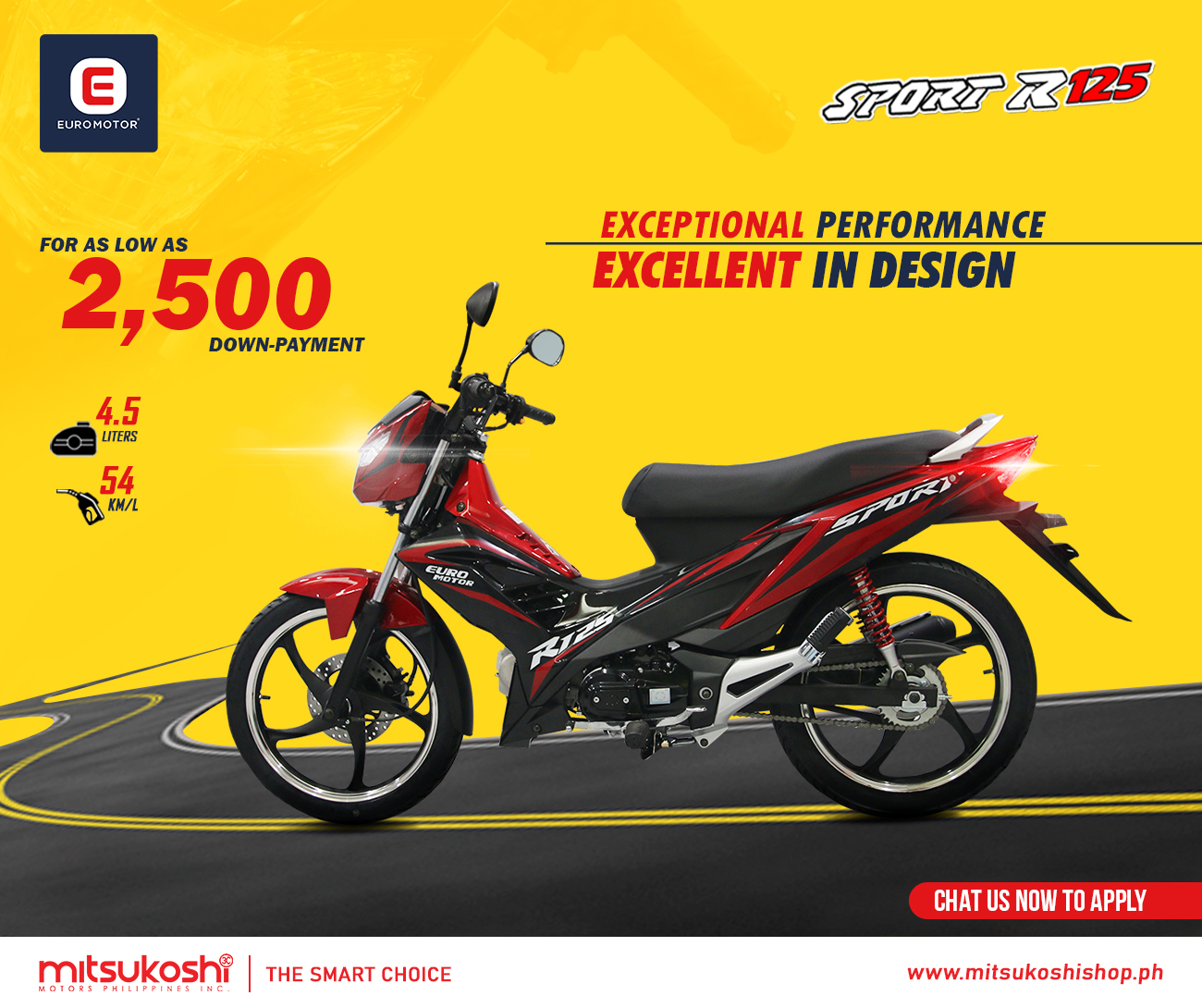 Euro Motor - Excellent in Design and Performance, Sportr125's quality ...