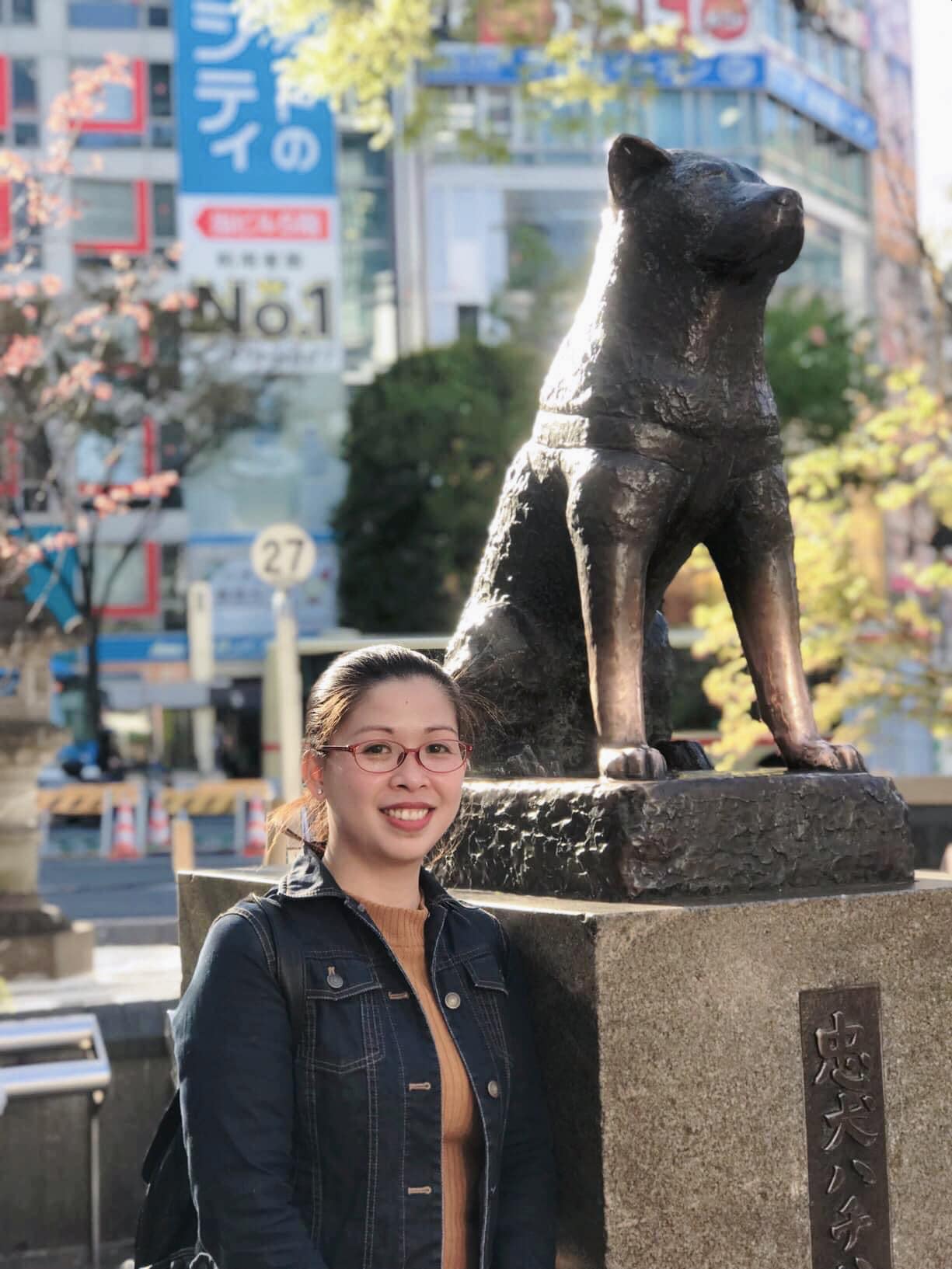 finally I met him. #hachikō #shibuya