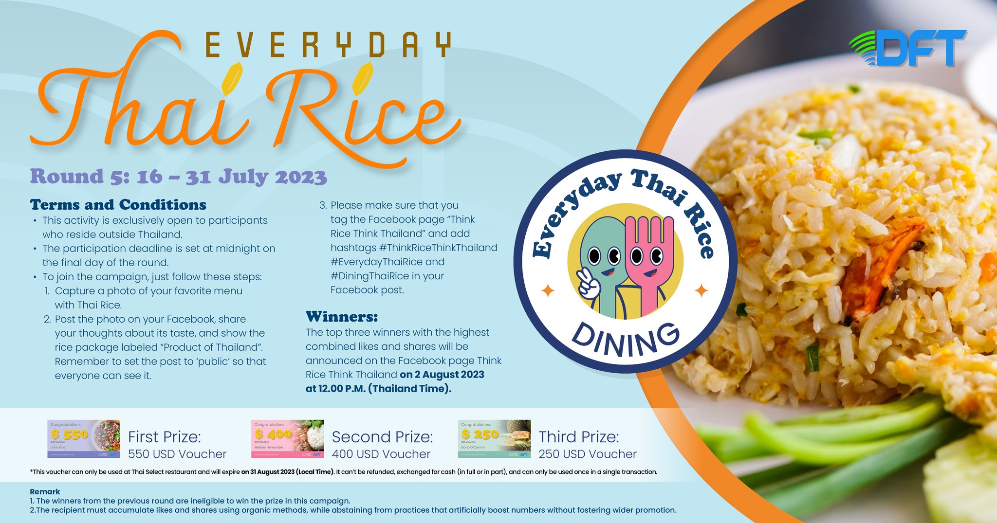Dining Thai Rice Campaign 🍽️... - Think Rice Think Thailand