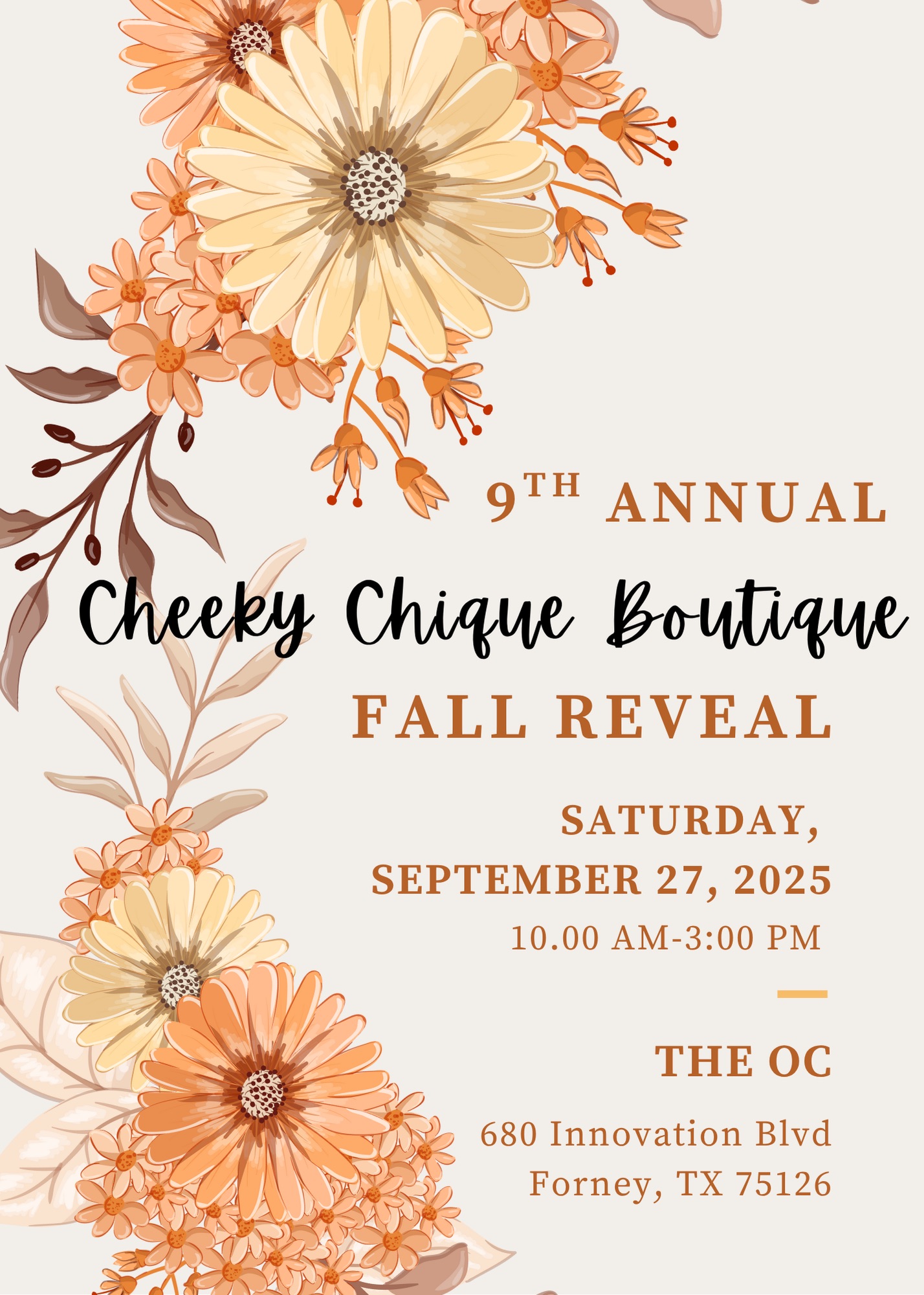 9th Annual Fall Reveal