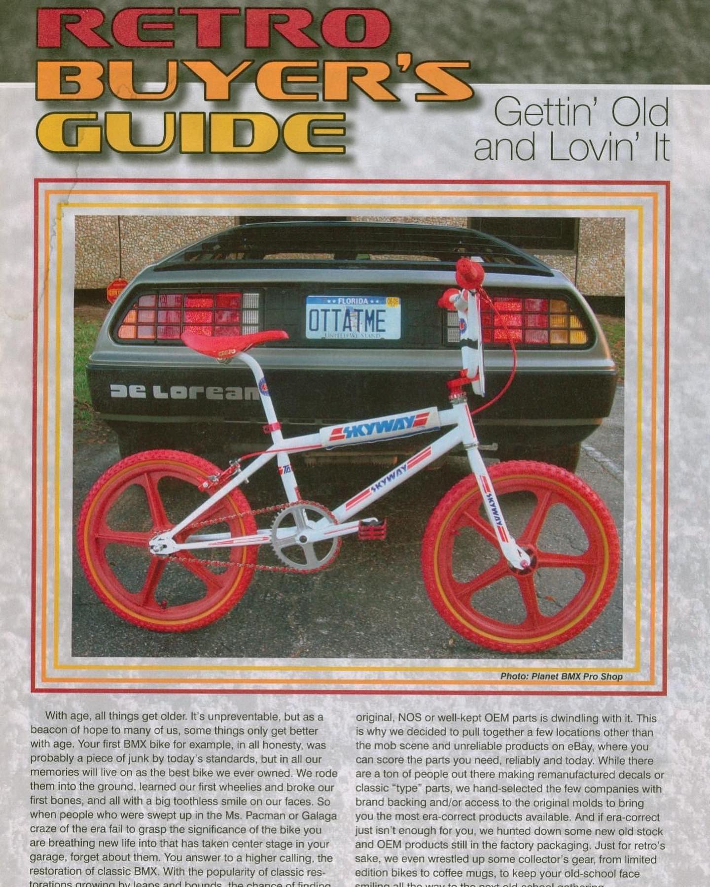 Vintage BMX Magazine Featuring Classic Bikes for Sale