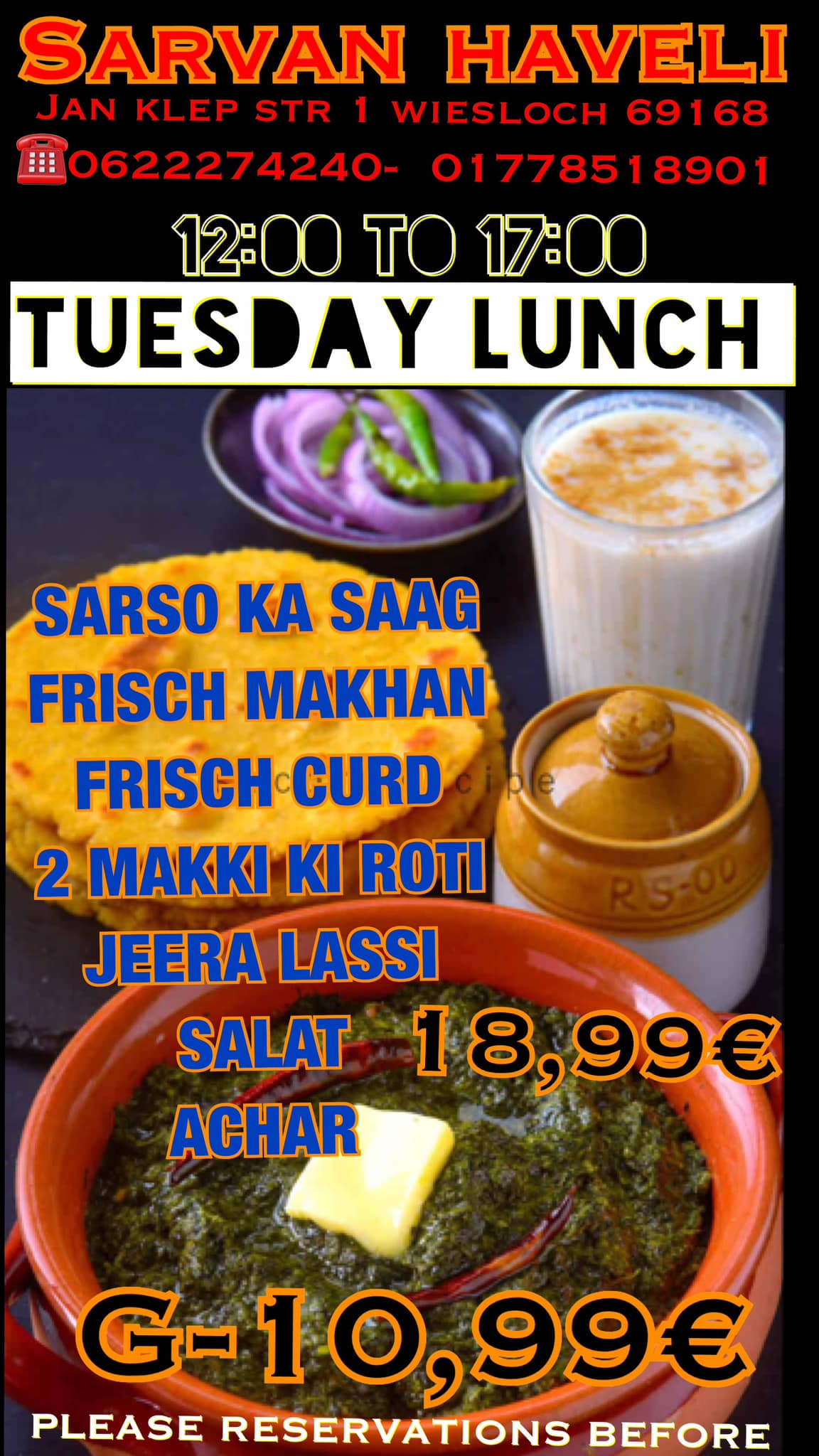 Sarvan Havali indische Restaurant | Wiesloch