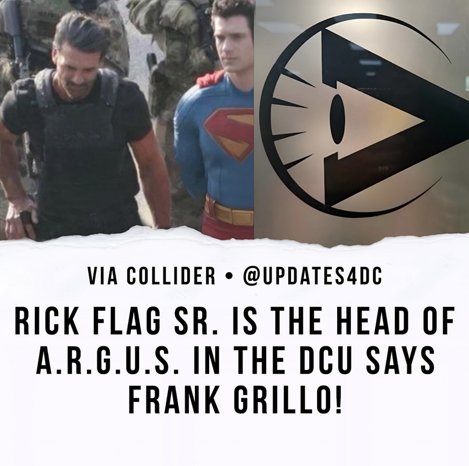 DC - Rick Flag Sr. is the head of A.R.G.U.S. in the DCU, says Frank ...