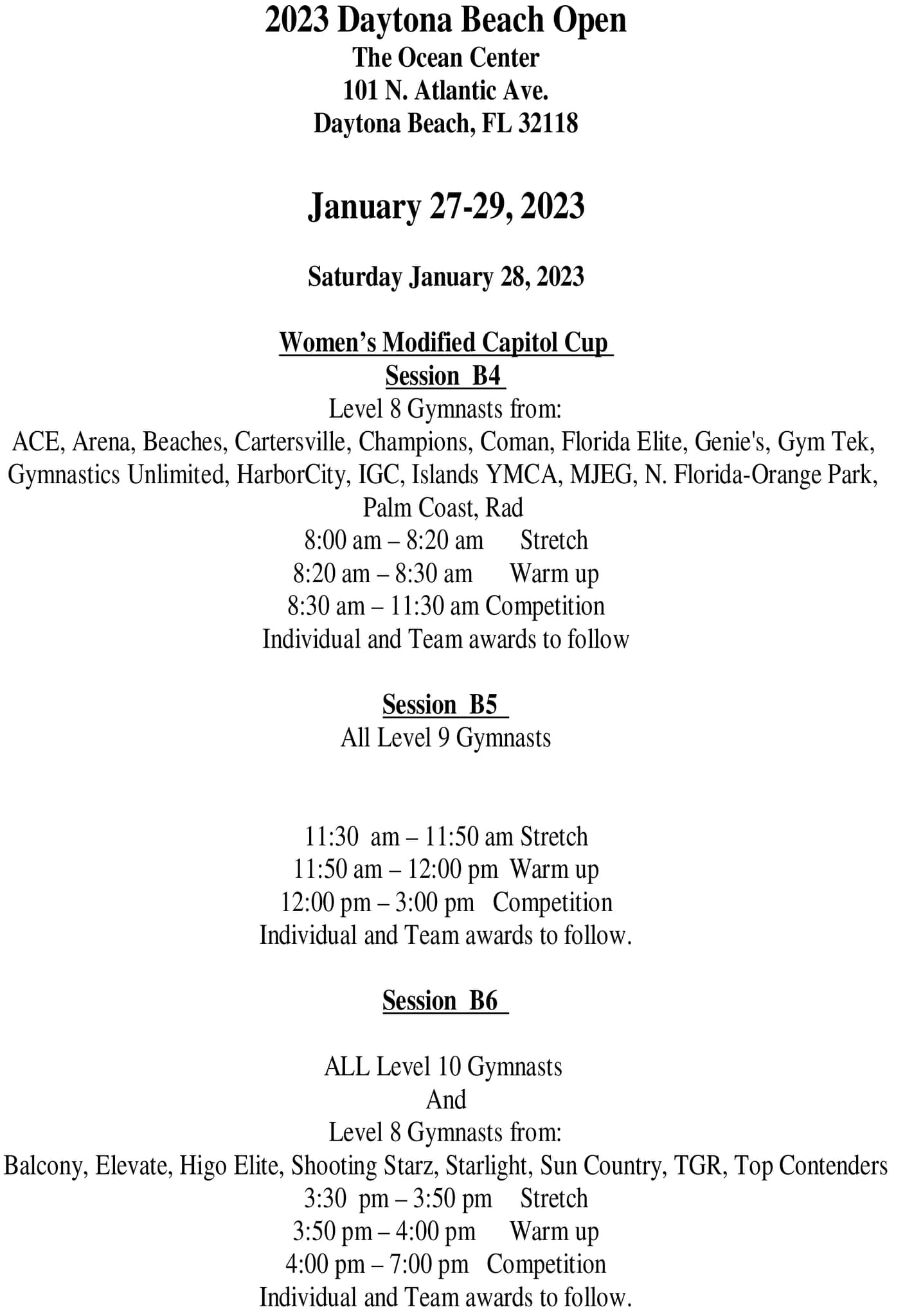 Take a look at the Women's... - The Daytona Beach Open | Facebook