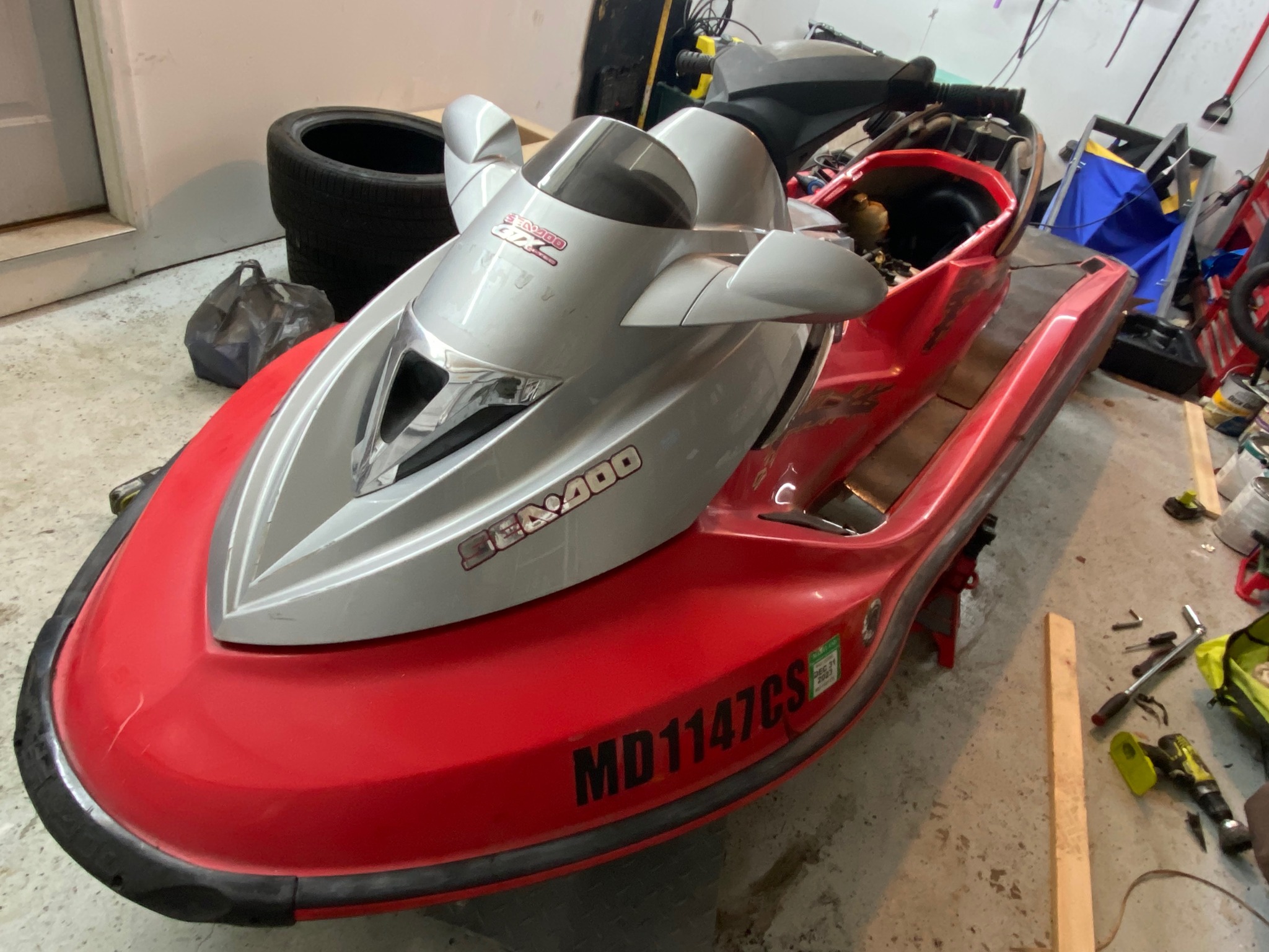 Rebuilding a 2003 Seadoo GTX 4-TEC motor