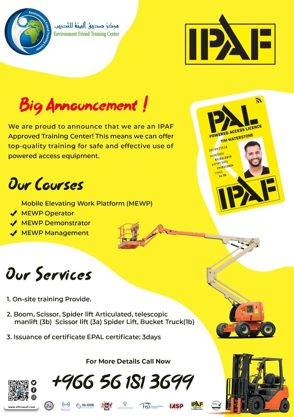 EFTC - 📢 Big Announcement! We are proud to announce that we are an IPAF ...