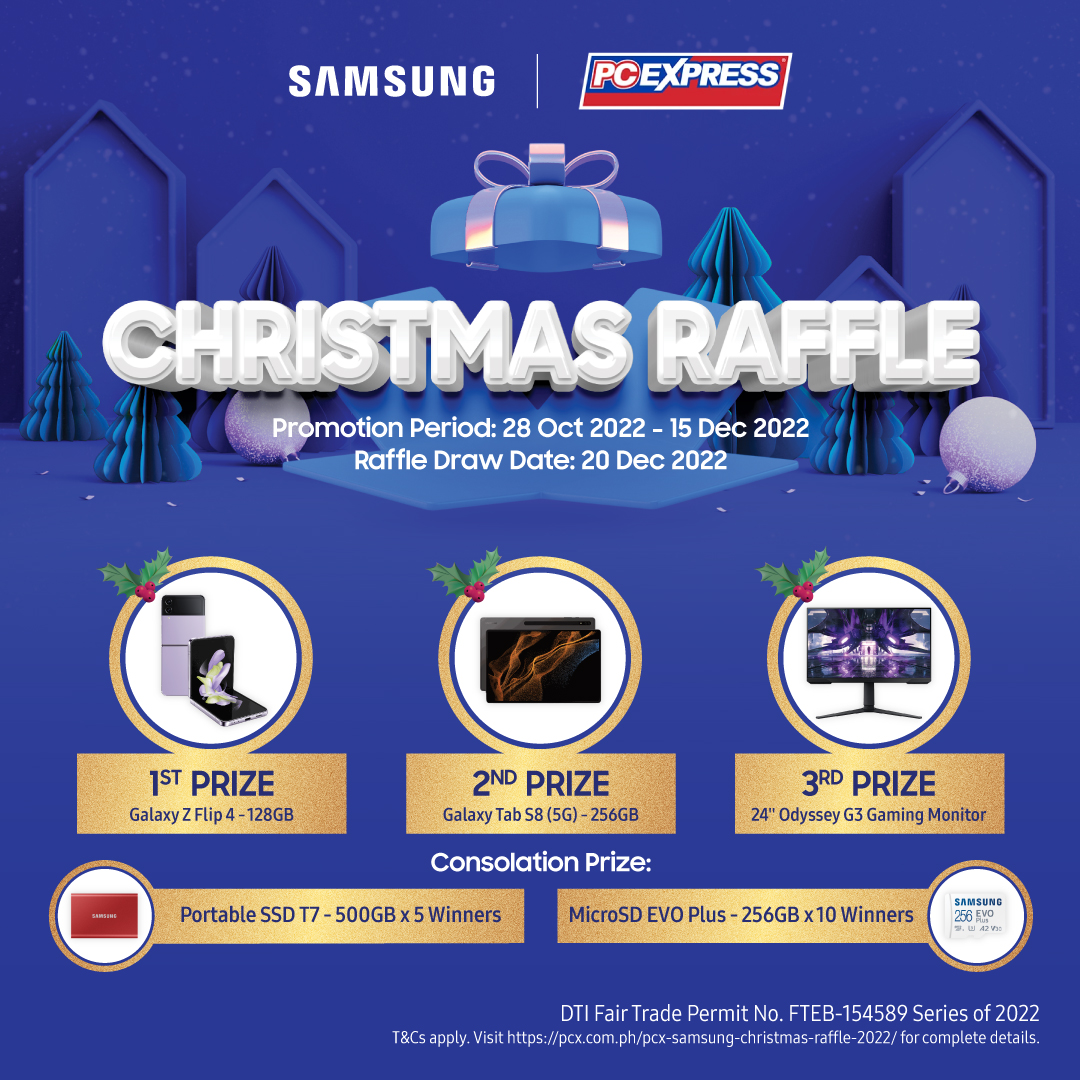 PC Express - Stand a chance to win a Samsung Galaxy Z Flip 4 and other ...