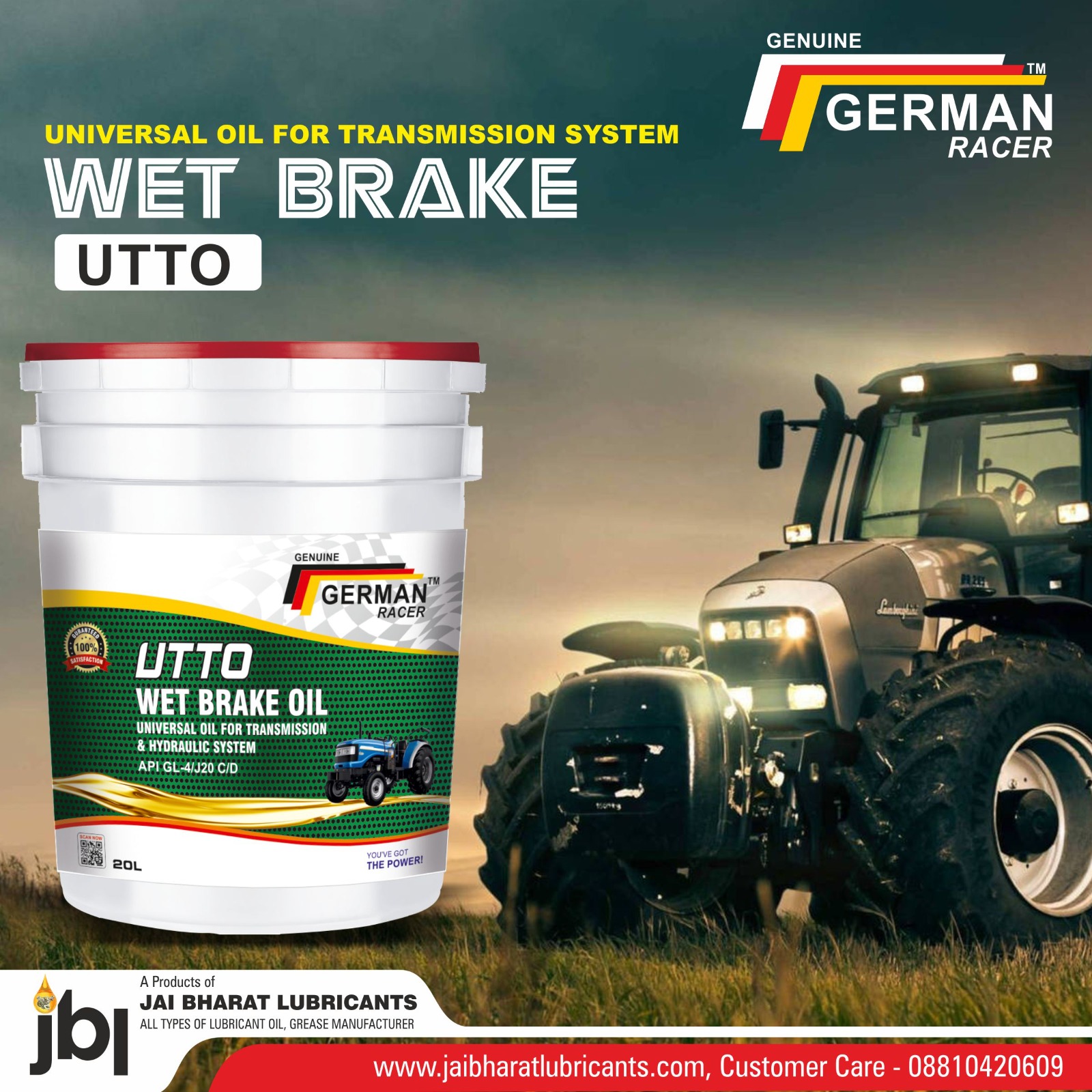 Jai Bharat Lubricants - 🌾 Keep Your Machinery Running Smoothly! German ...