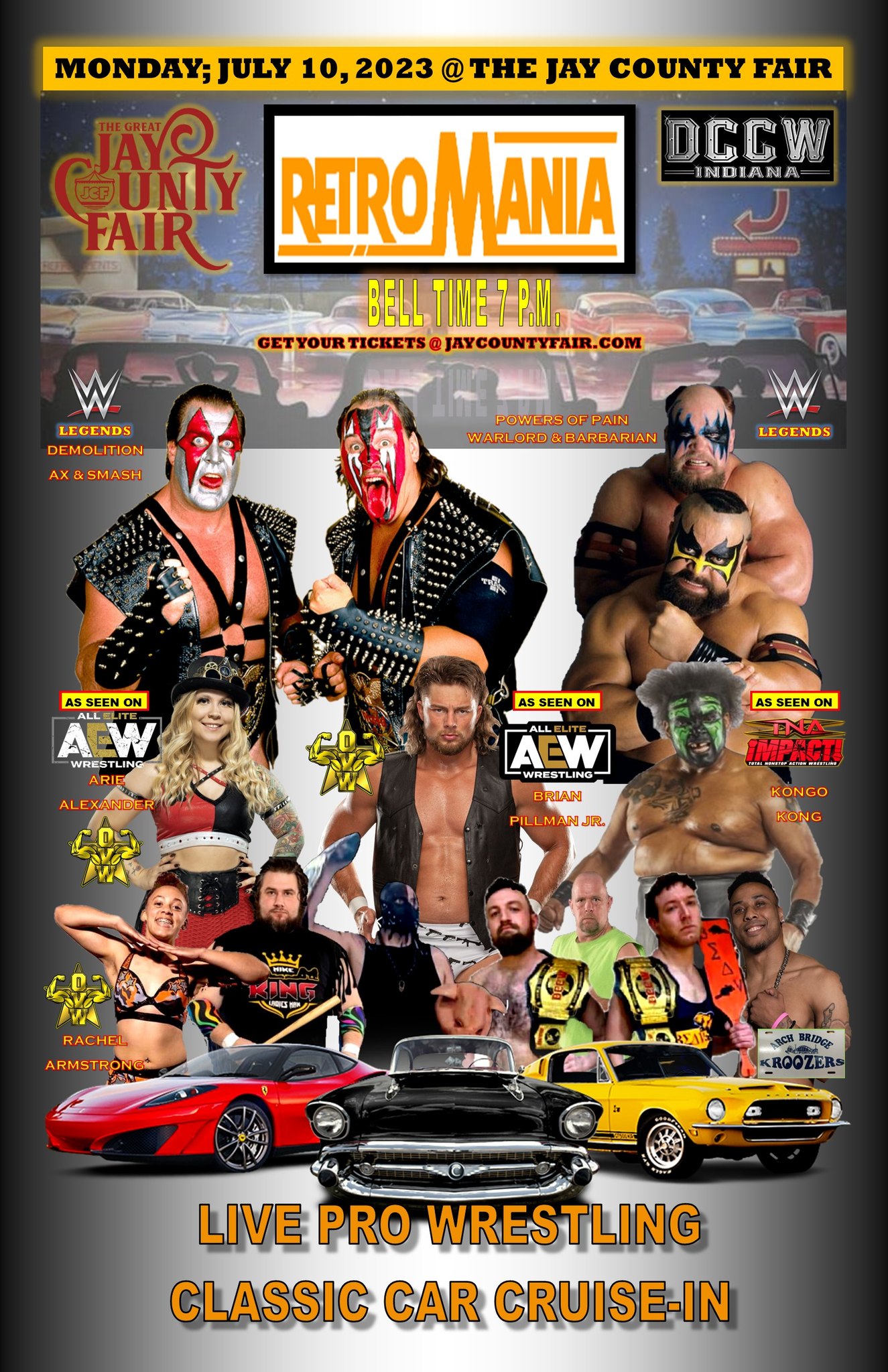 Jay - Check out the lineup for DCCW Pro Wrestling, taking the stage on ...