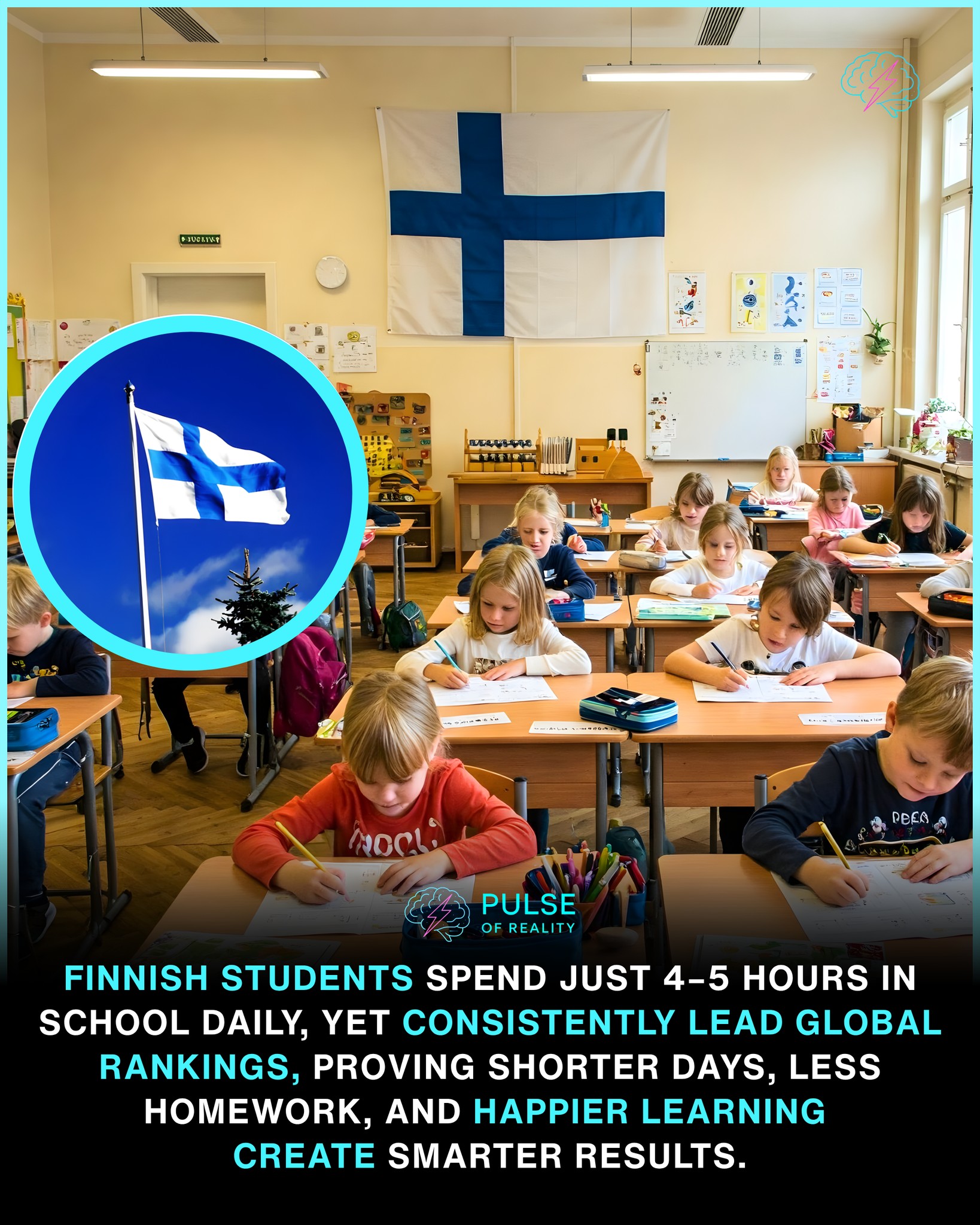 Pulse - In Finland, students attend school for only about 4 to 5 hours ...