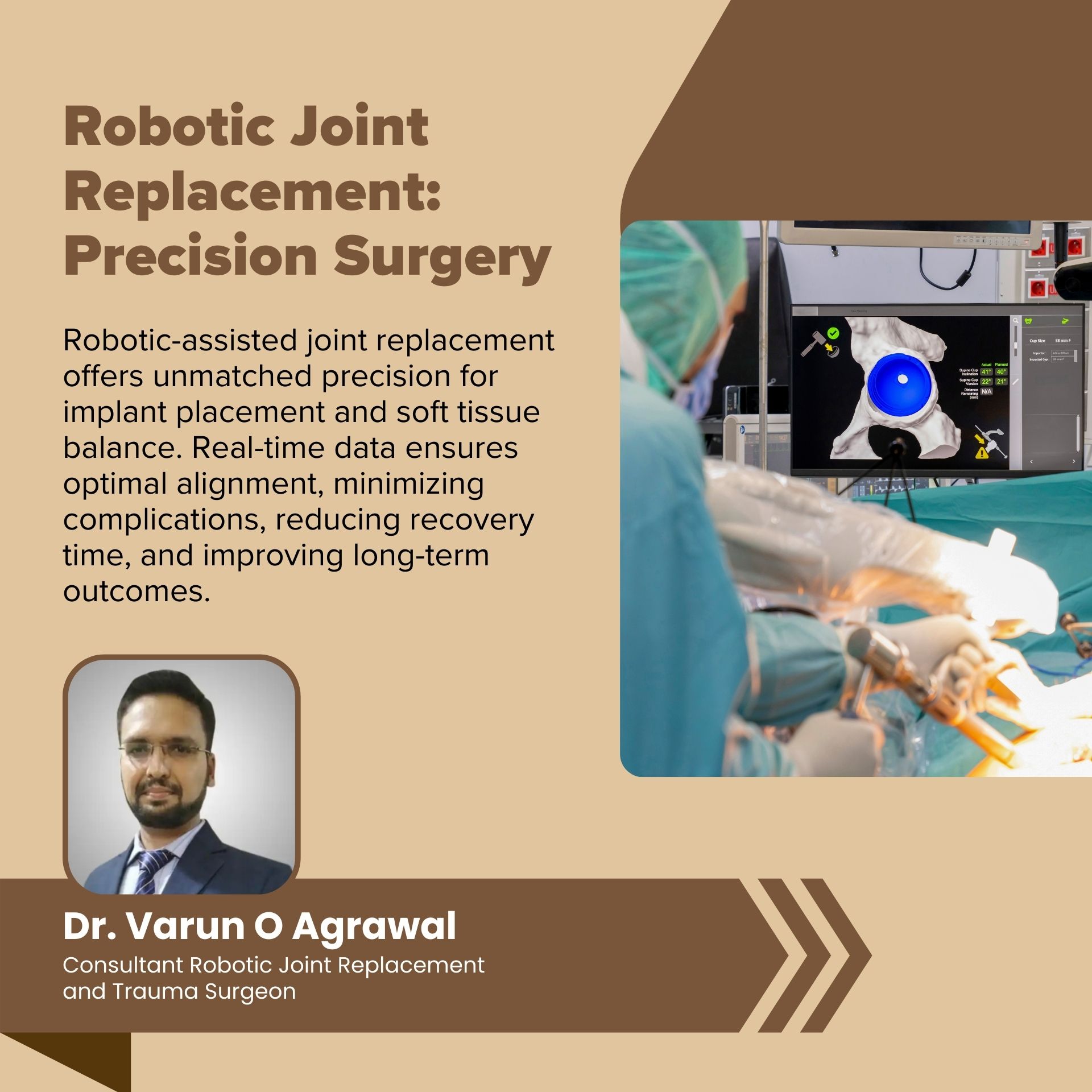 Dr - Robotic joint replacement uses advanced technology for precise ...