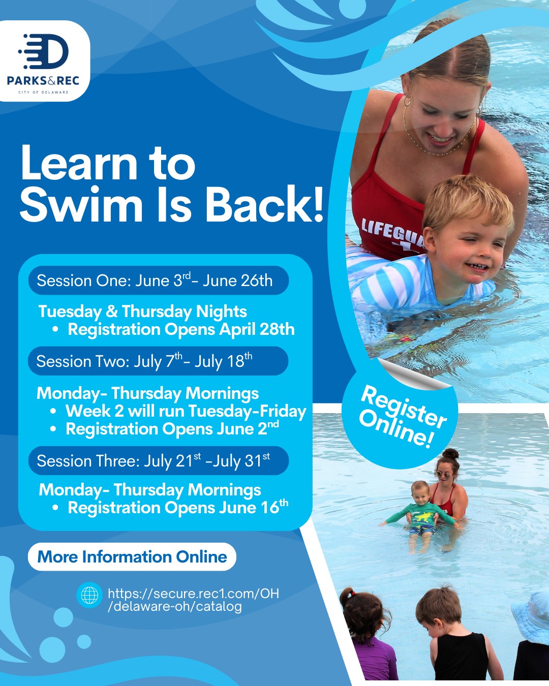 City - The Learn to Swim Program is Back! Make a splash this summer ...