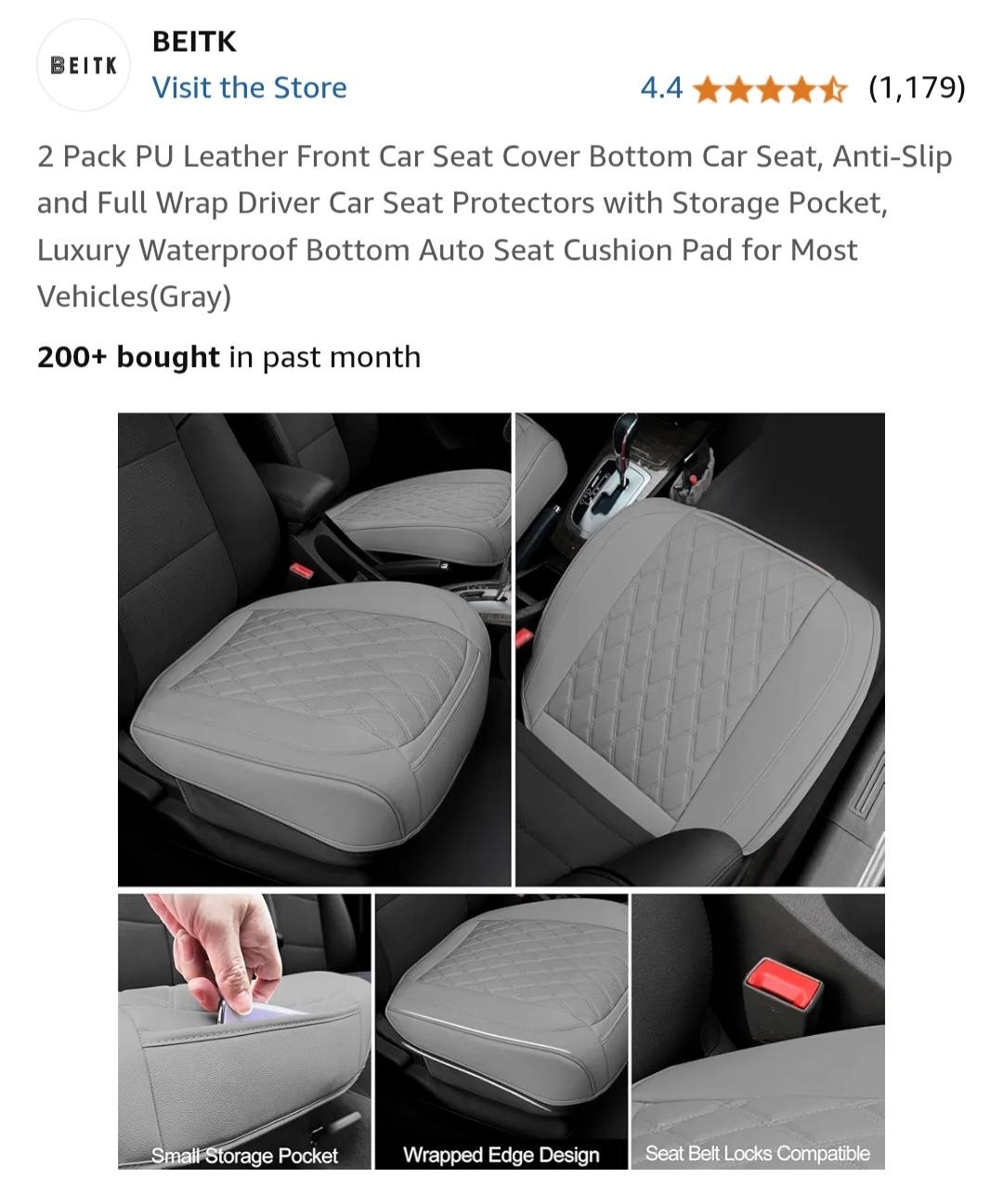 Full Surround Car Breathable PU Leather Front Seat Vanuatu