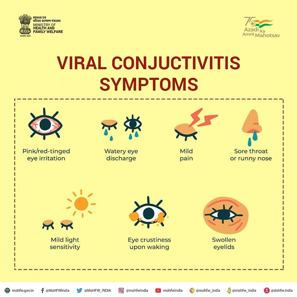 #Conjuctivitis #HealthForAll #SwasthaBharat PMO India Mansukh Mandaviya ...