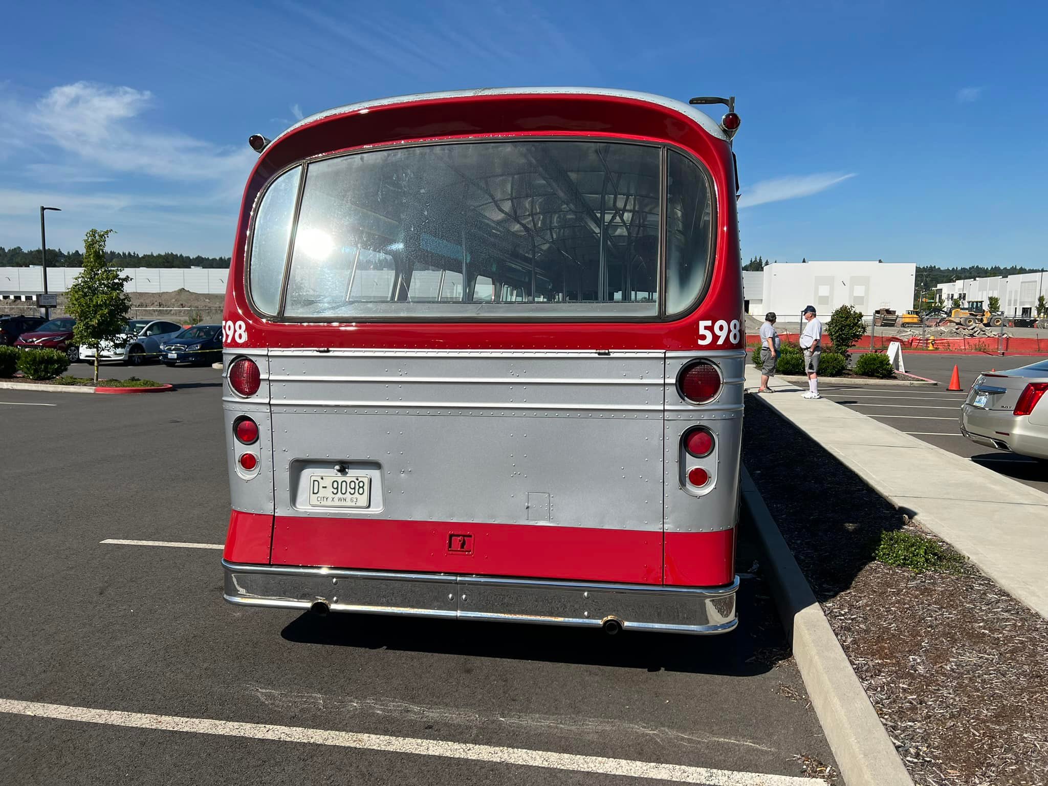 1963 Seattle Transit System Flxible bus on display