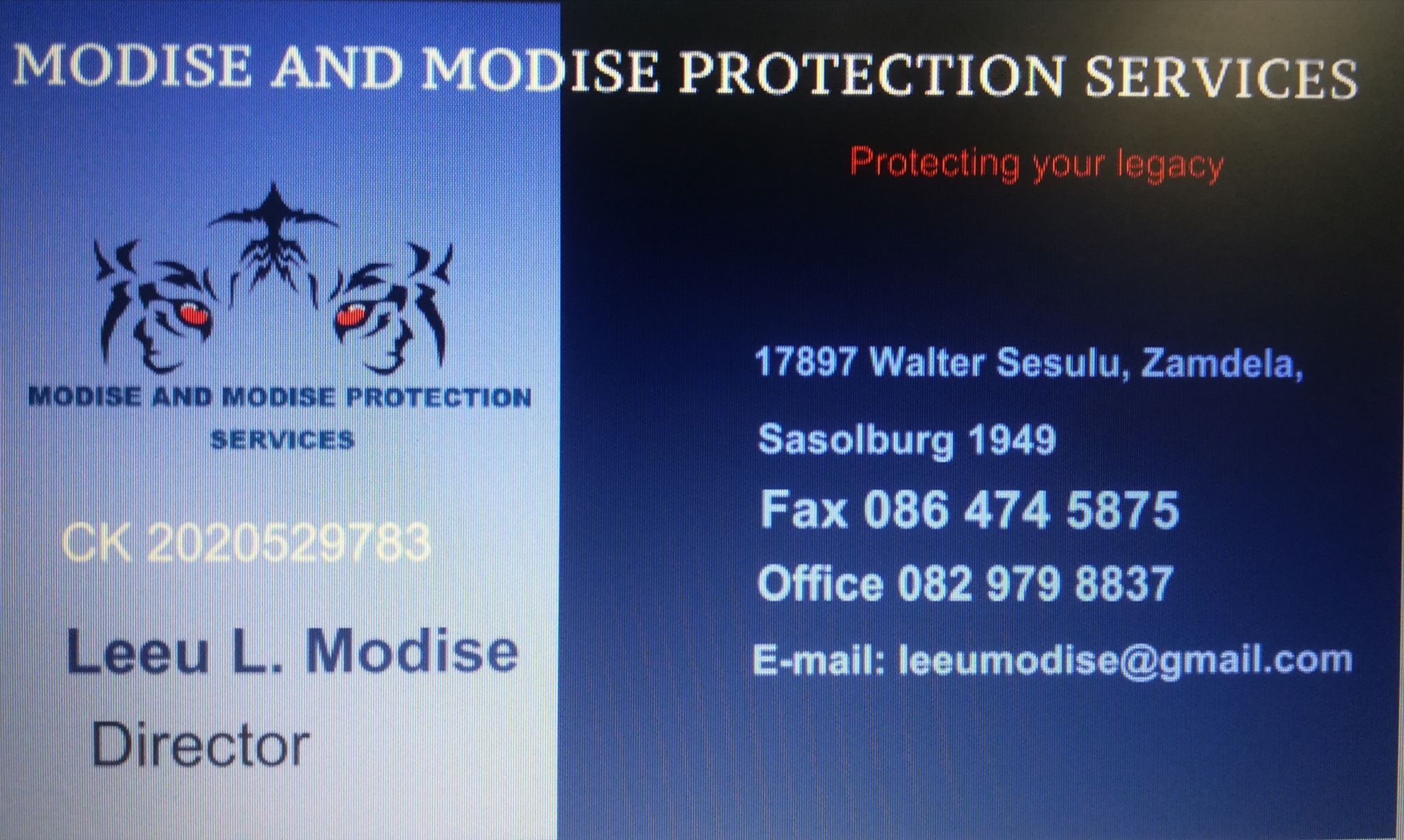 Modise and Modise Protection