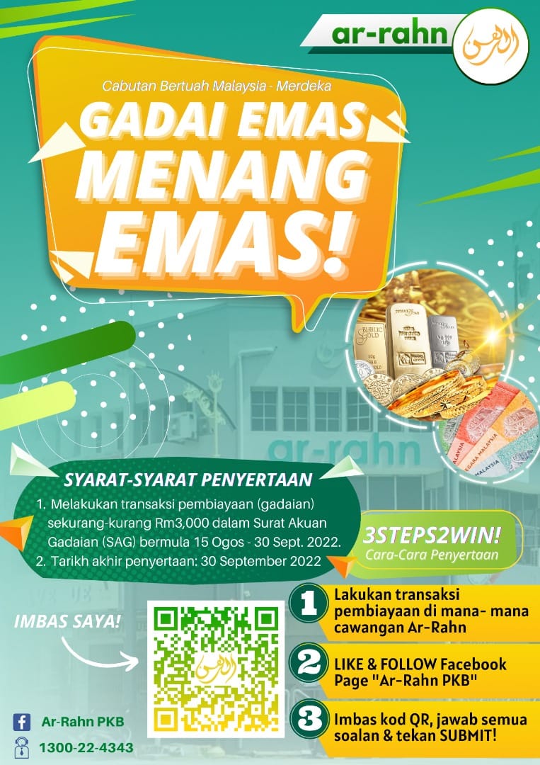 Ar-Rahn PKB - GADAI EMAS & MENANG EMAS DI AR RAHN !... | Facebook