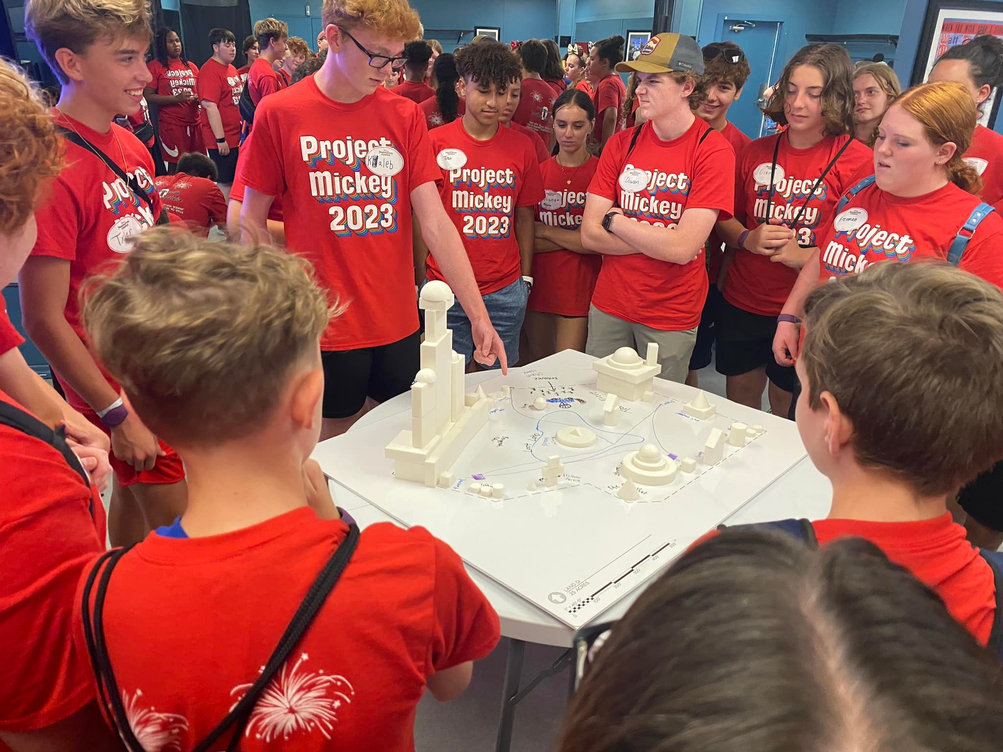 Presenting our final theme park model... - OMS Project Mickey