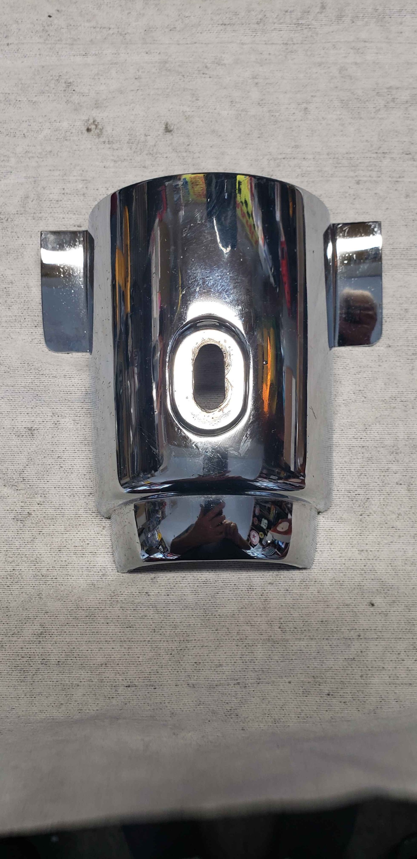 1957 All Makes All Models Parts | TF100238 | 1957 Chevrolet Bel Air; Horn Ring Center; Chrome