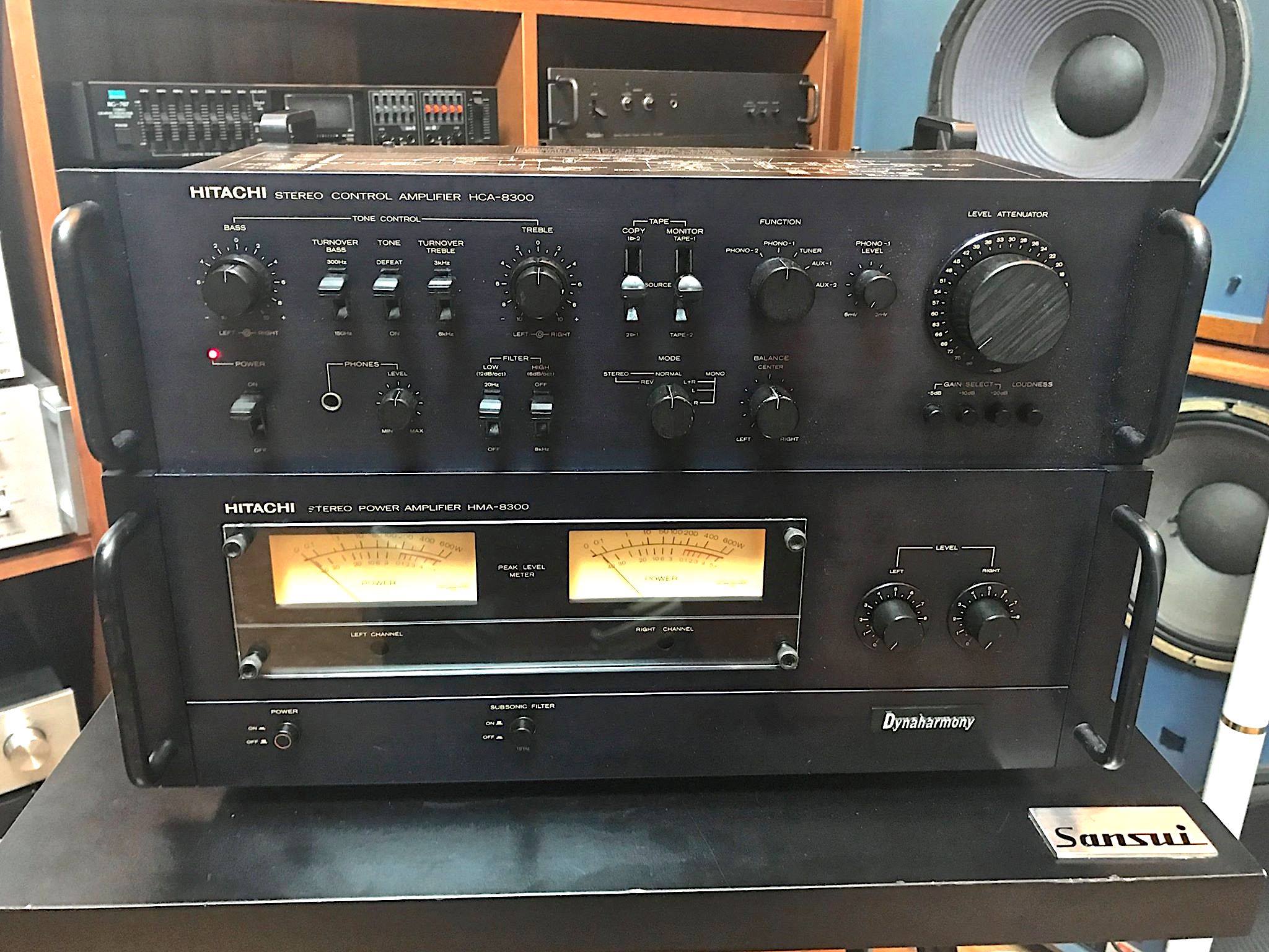 Hitachi Lo-D HMA-9500, Power Amplifier famous model.