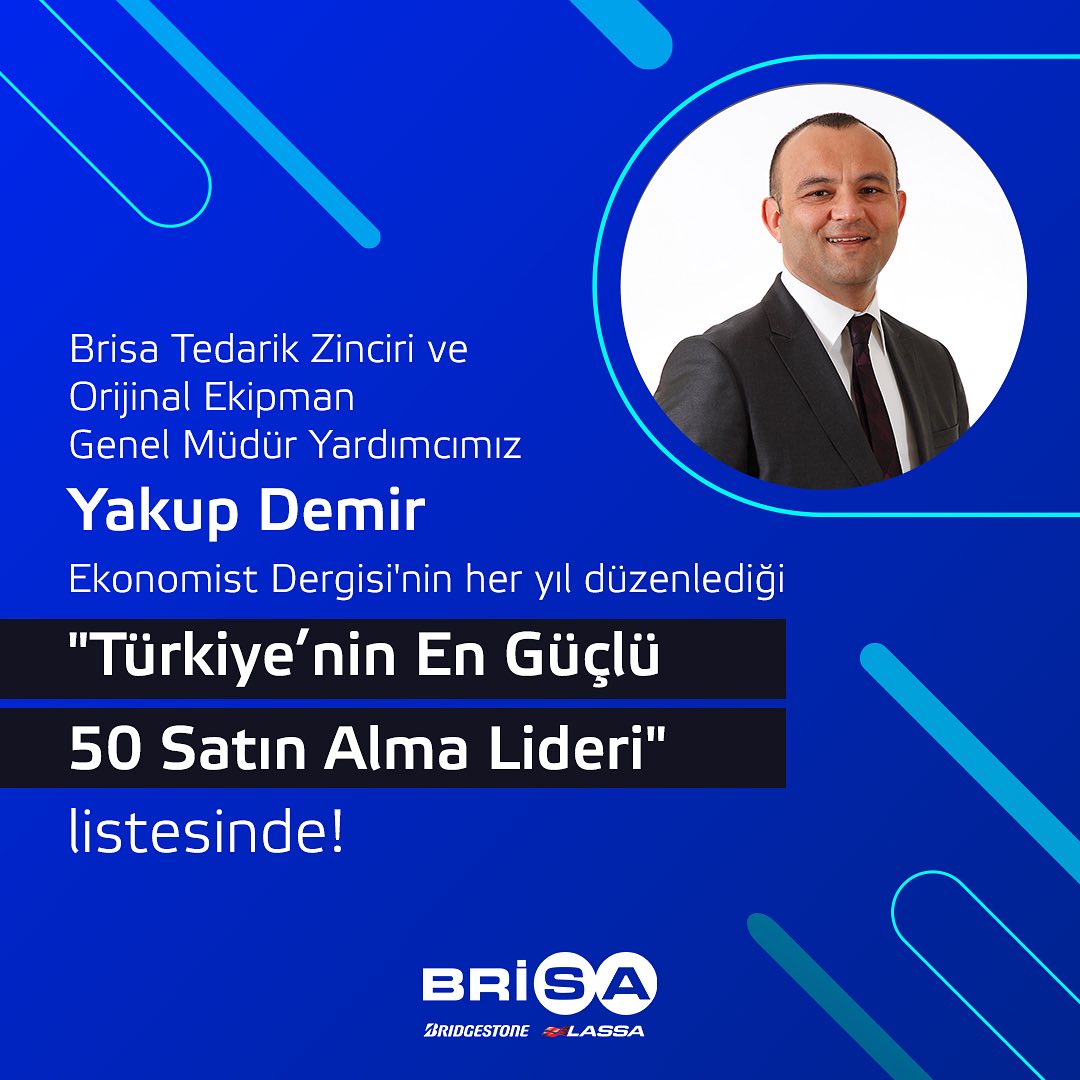 Brisa - Tedarik Zinciri ve Orijinal Ekipman Genel Müdür Yardımcımız Ya