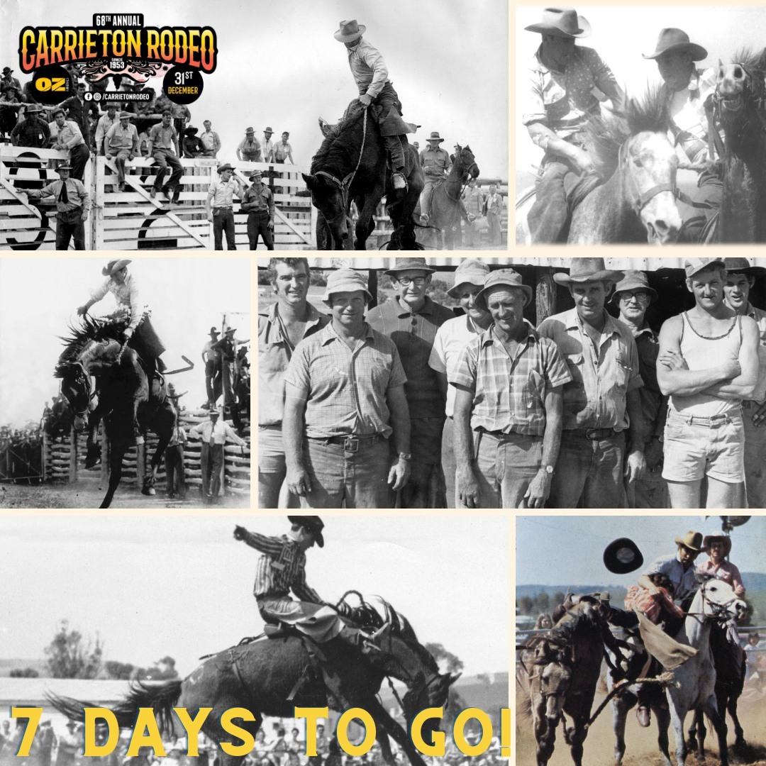 Carrieton Rodeo - 7 Days to go! A few photos of some of our original ...