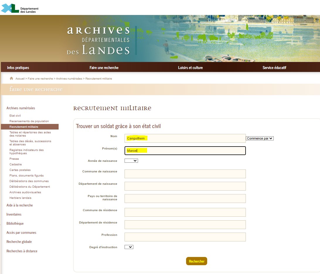 Archives Départementales Des Landes Etat Civil En Ligne