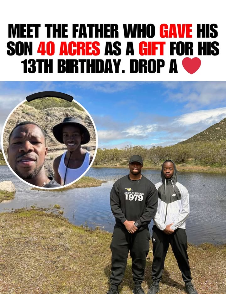 California dad gives his 15-year-old son 40 acres of land for his