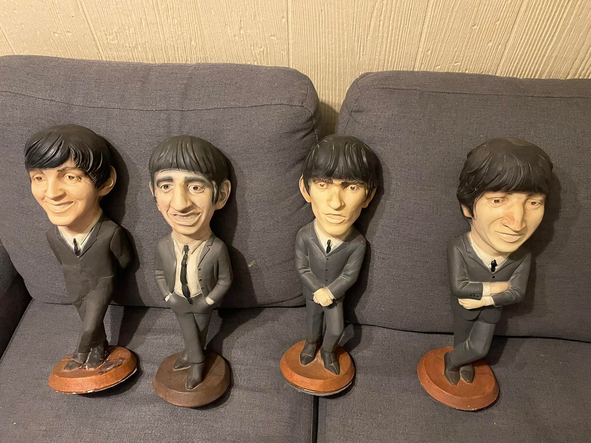 What is the value of a complete set of Beatles statues?