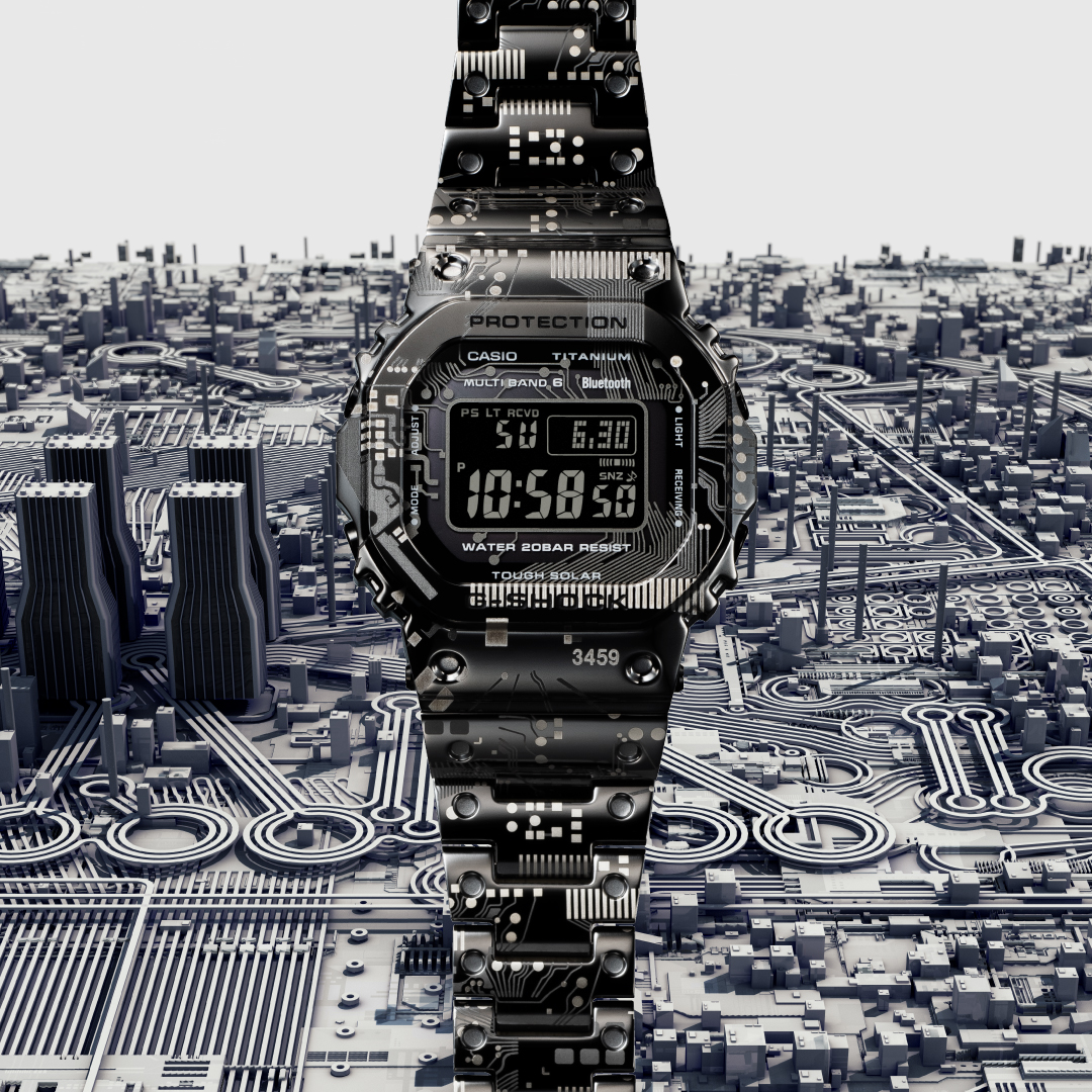 CASIO - This unique design features a unique camouflage pattern ...