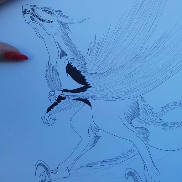 Helios Draw - 😆💙La mezcla de un Velociraptor con un Dragón...