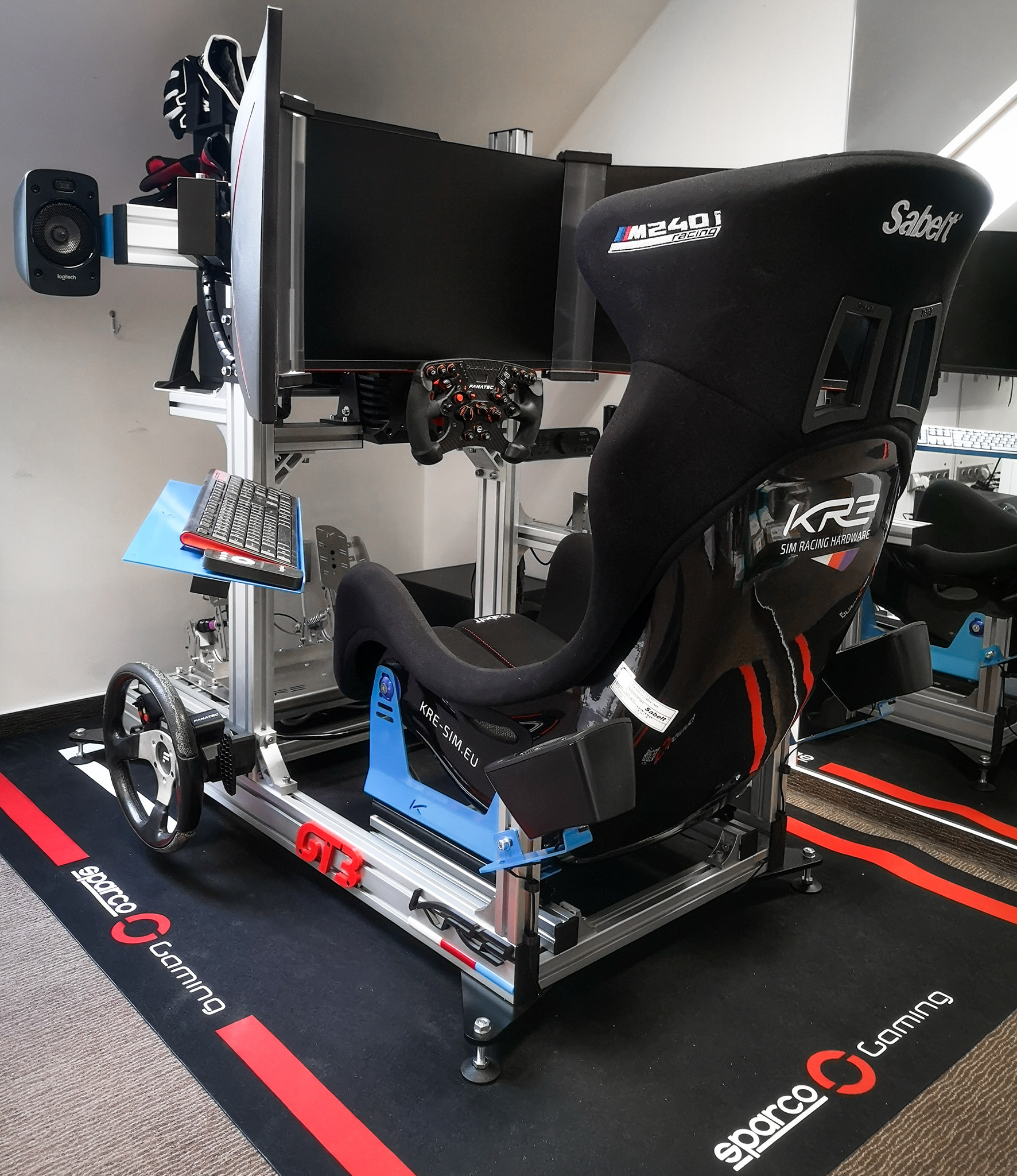 Our KRE GT3 cockpit with... - KRE Kart and Sim Racing