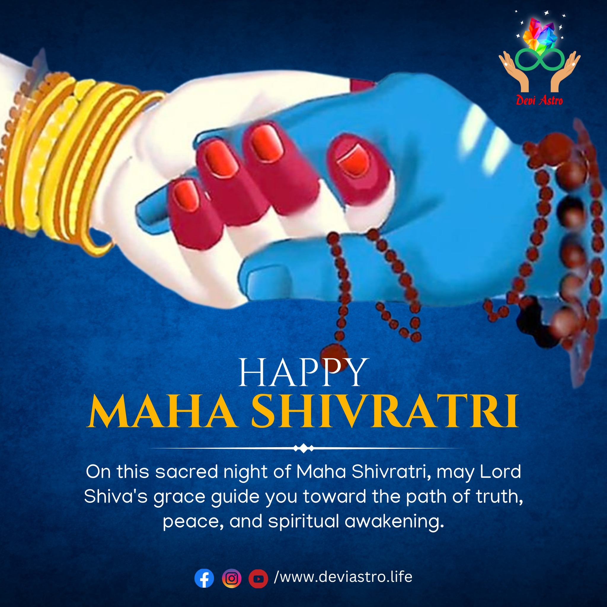 Devi - On this divine occasion of Maha Shivratri, may the blessings of ...
