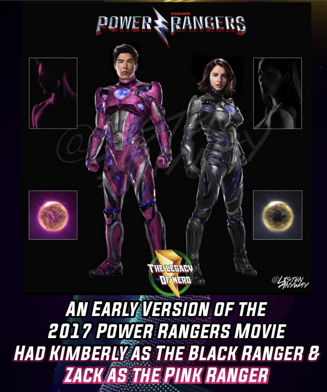 Cinematic Entertaiment - We almost got Zack as the Pink Ranger and ...