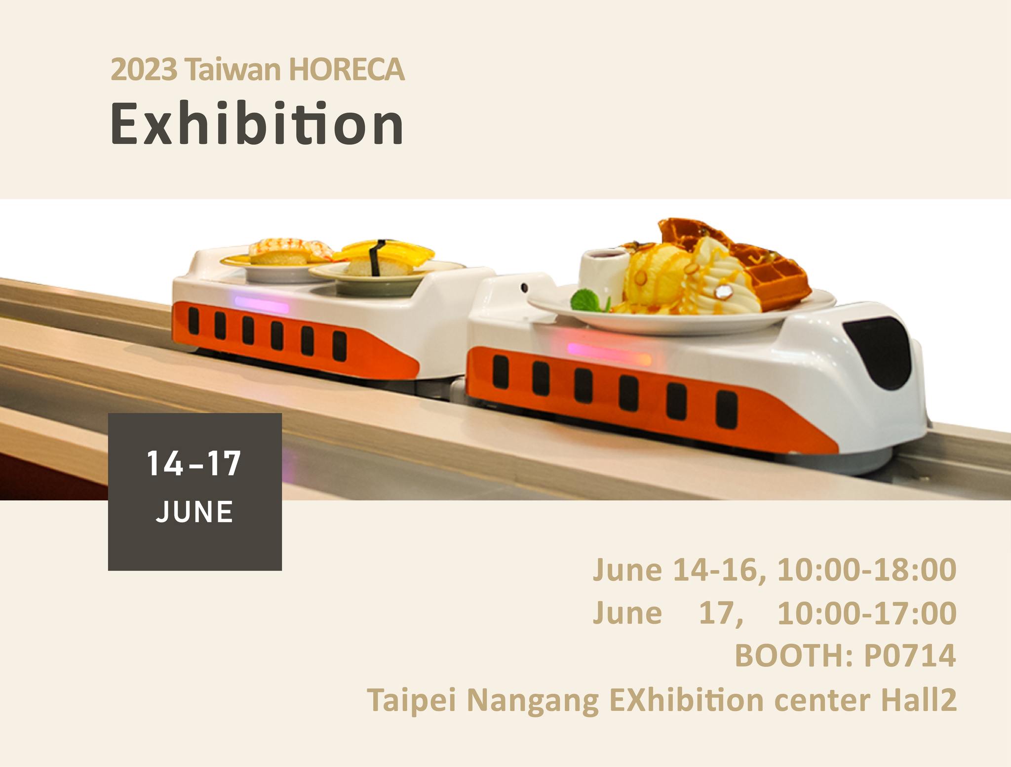 The latest food delivery robot A&B series will be showcased at our ...