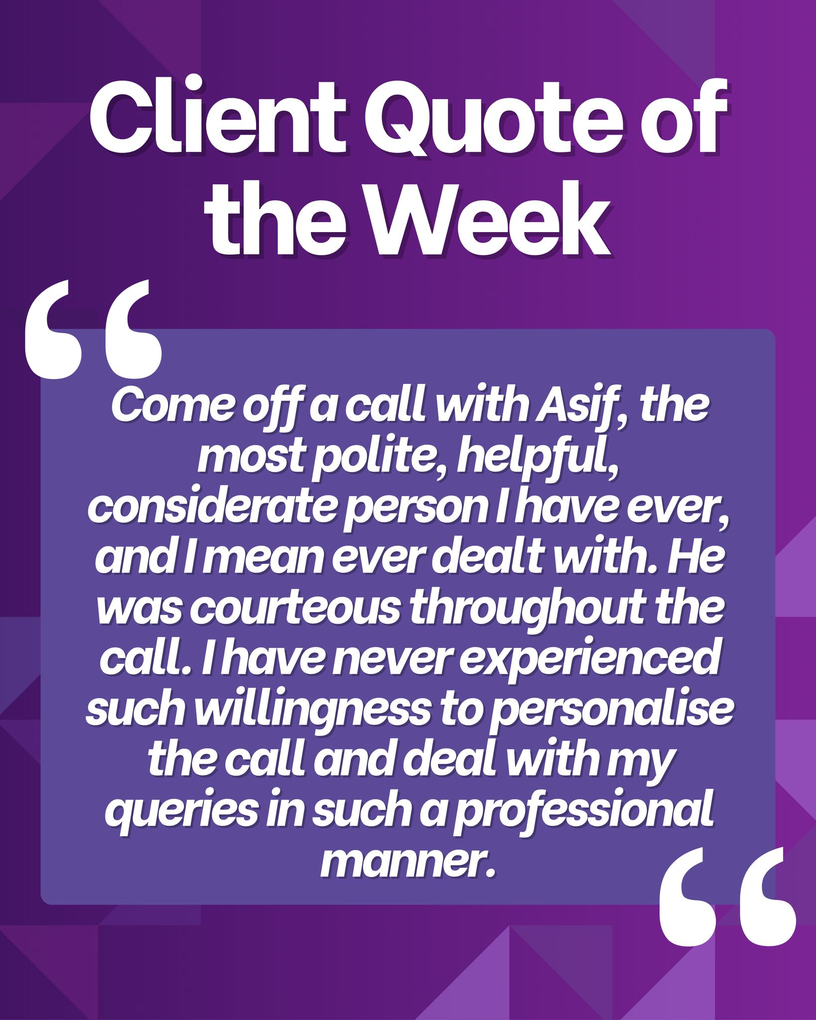 Courmacs - 🌟 Client Quote of the Week 🌟 We’re proud to receive feedback ...