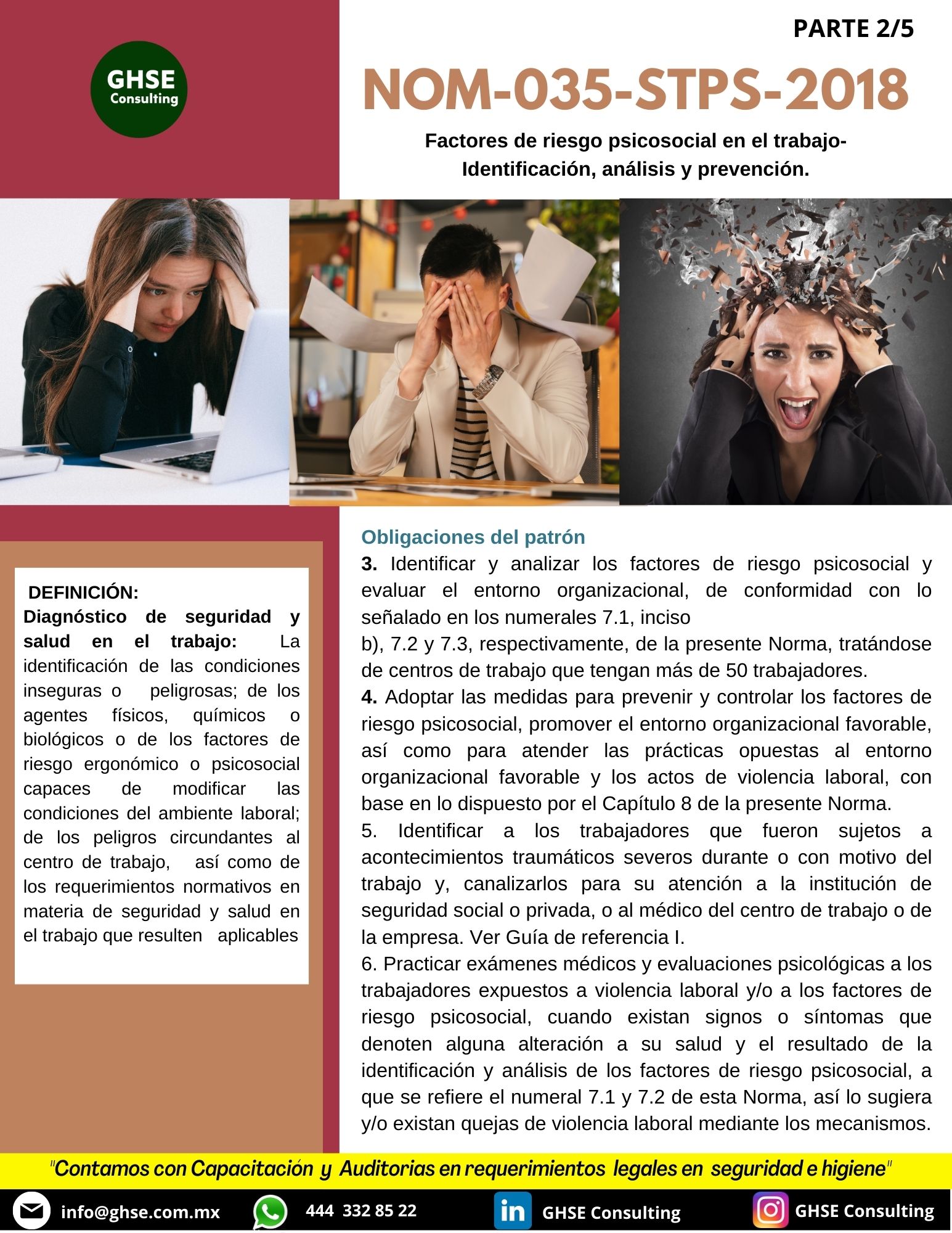 Ghse.com.mx/ - Te compartimos la siguiente infografía...
