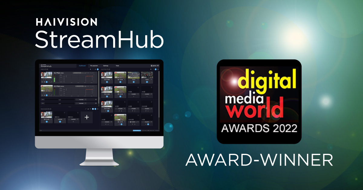 Haivision - We’re thrilled to announce that Haivision StreamHub is an ...