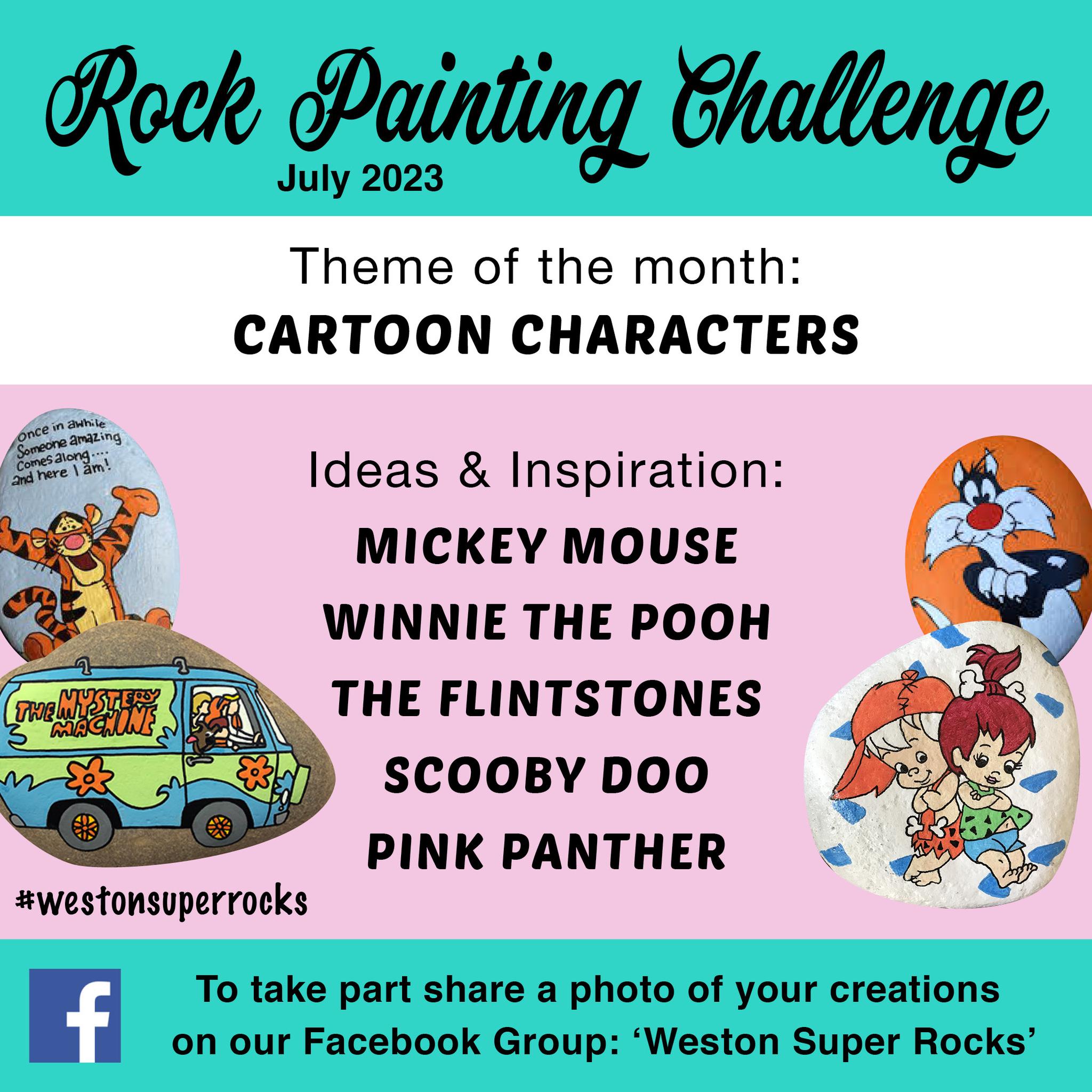 The theme for our rock painting... - Weston Super Rocks