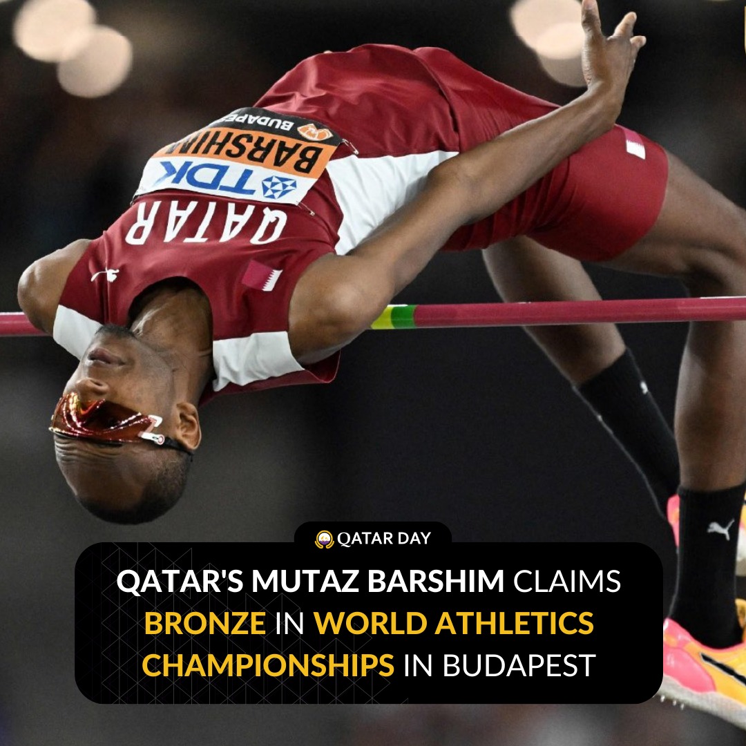 Qatar Day - Qatar's Mutaz Essa Barshim won the bronze...