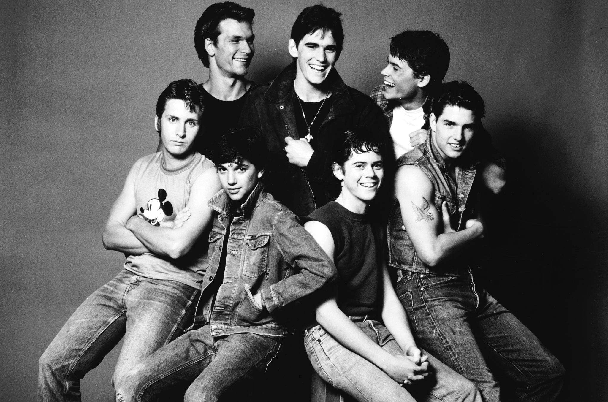The Outsiders Black And White Promotional Photoshoots Of A Young Tom