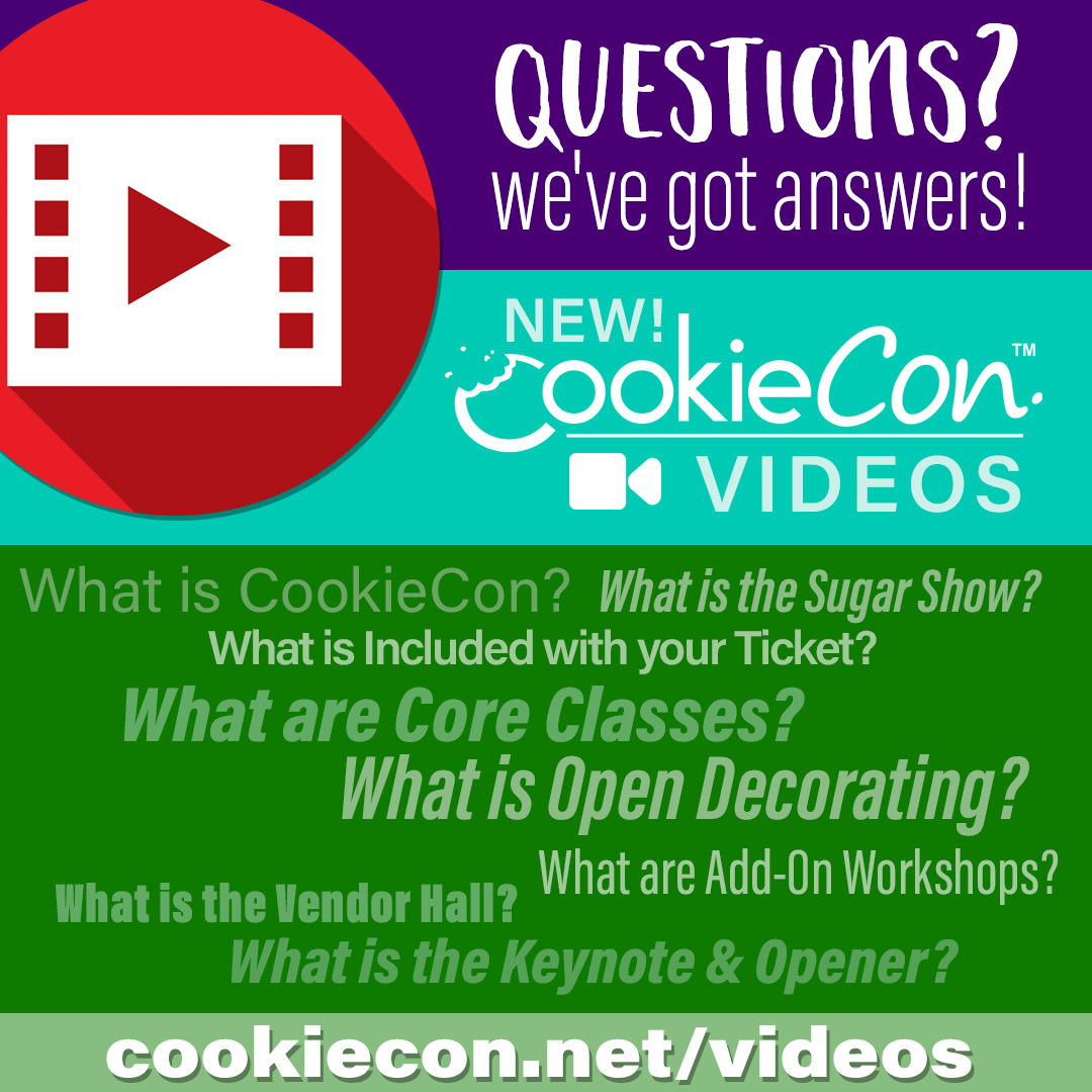 View of CookieCon - We've got a BUNCH of short nifty videos that cover just ...