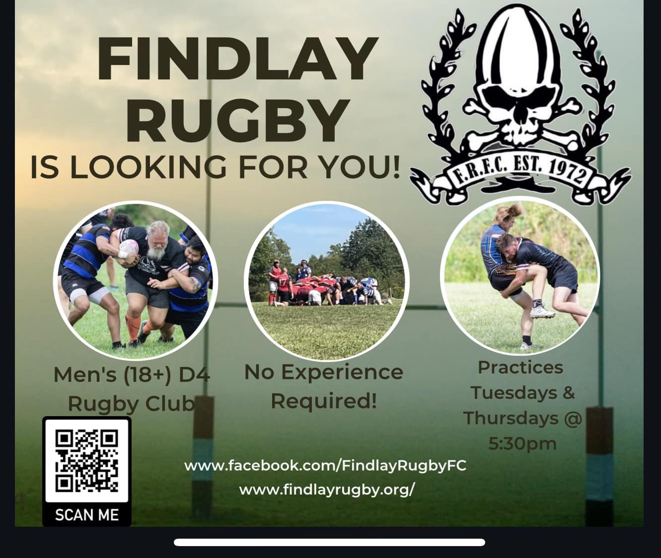 Miss playing football?? Want... - Findlay Rugby Football Club | Facebook