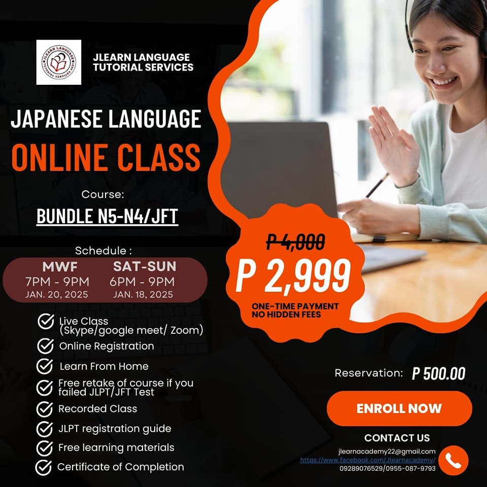 Jlearn Language Tutorial Services - Affordable Online Japanese Class ...