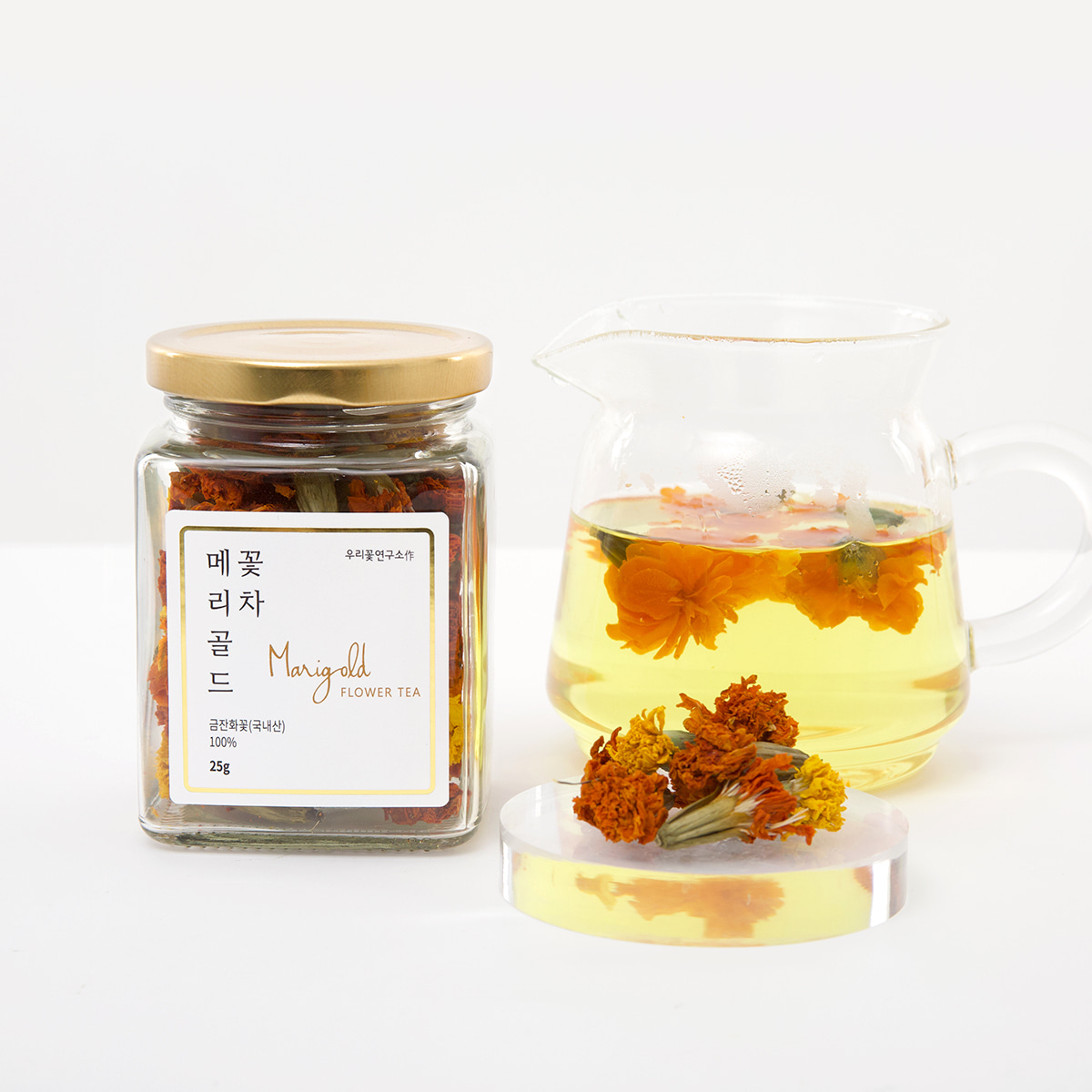 미니꽃차 9종 선물세트 (국화,구절초꽃,아카시아꽃,벚꽃,메리골드,매화,진달래꽃,칡꽃,꾸지뽕)
