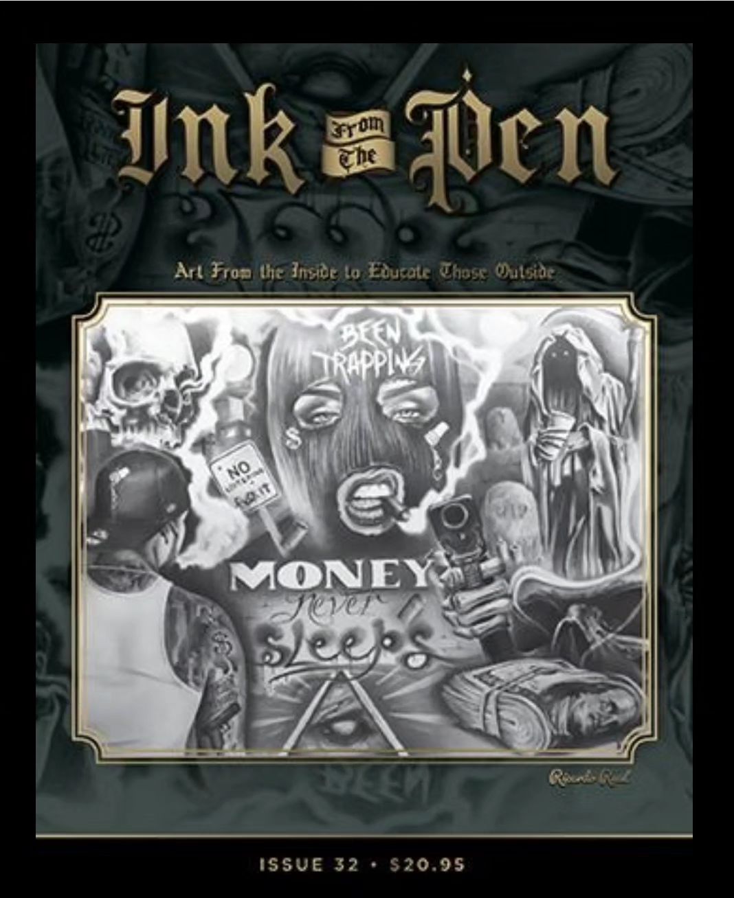 Ink - ***** ISSUE 32 ***** Cover artist Ricardo Real aka Buck currently ...