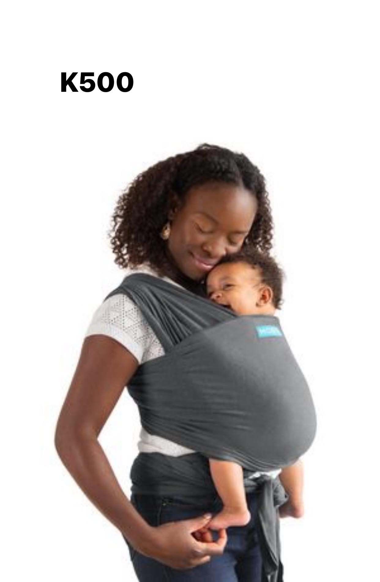Moby Wrap Evolution Baby Carrier | Soft Stretch Wrap For Newborns & Infants Up To 33 Lbs | Hands-Free For Parents