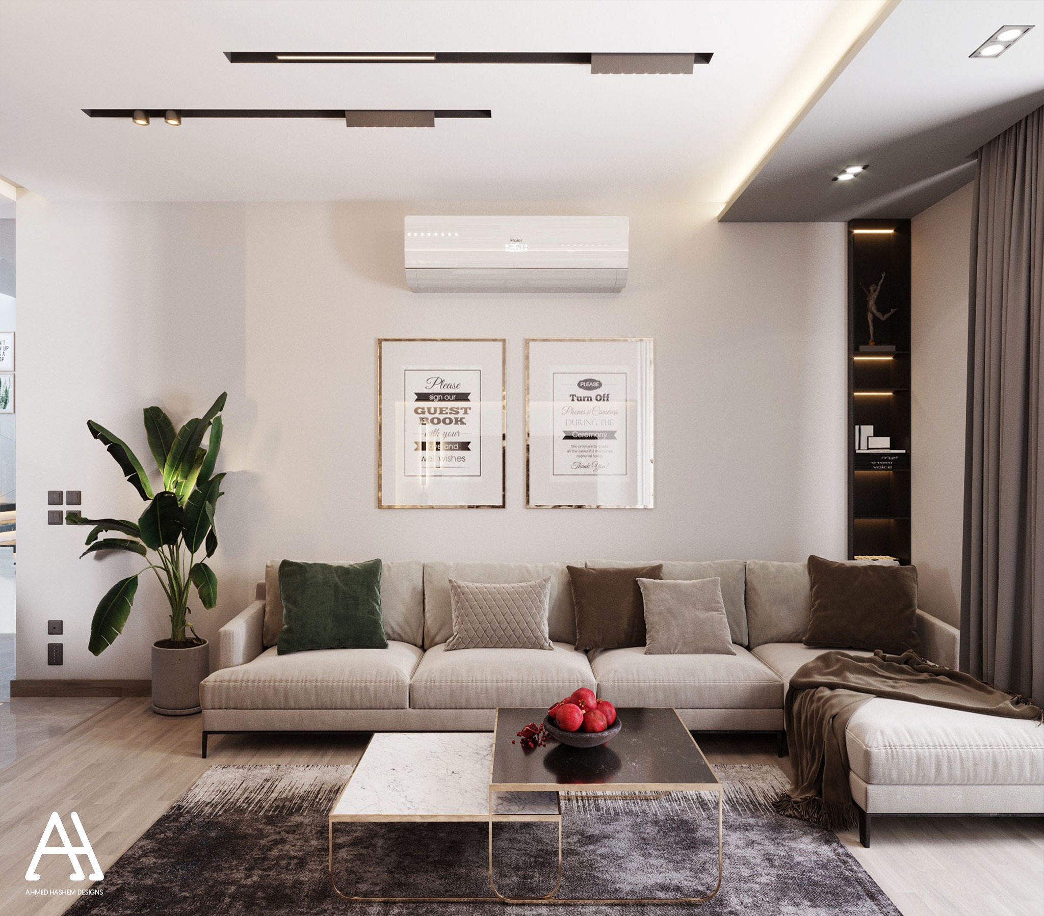 New Living room Design from our... - Ahmed Hashem Designs