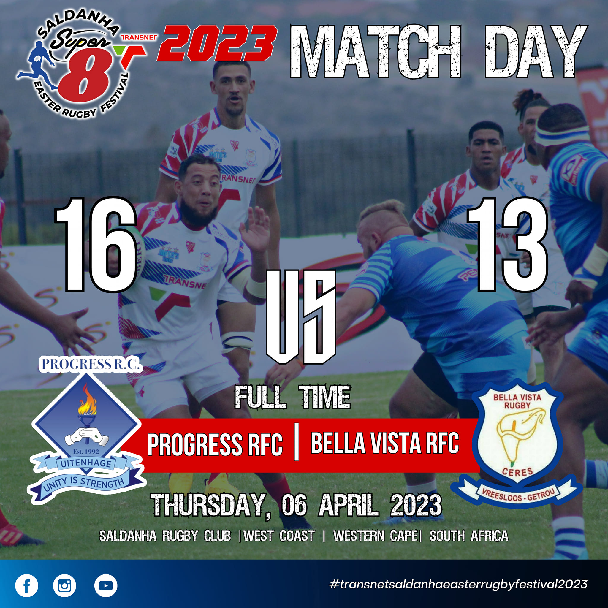 SaldanhaBay RugbyClub Saldanha - Full-time Score : Progress RFC obtain ...